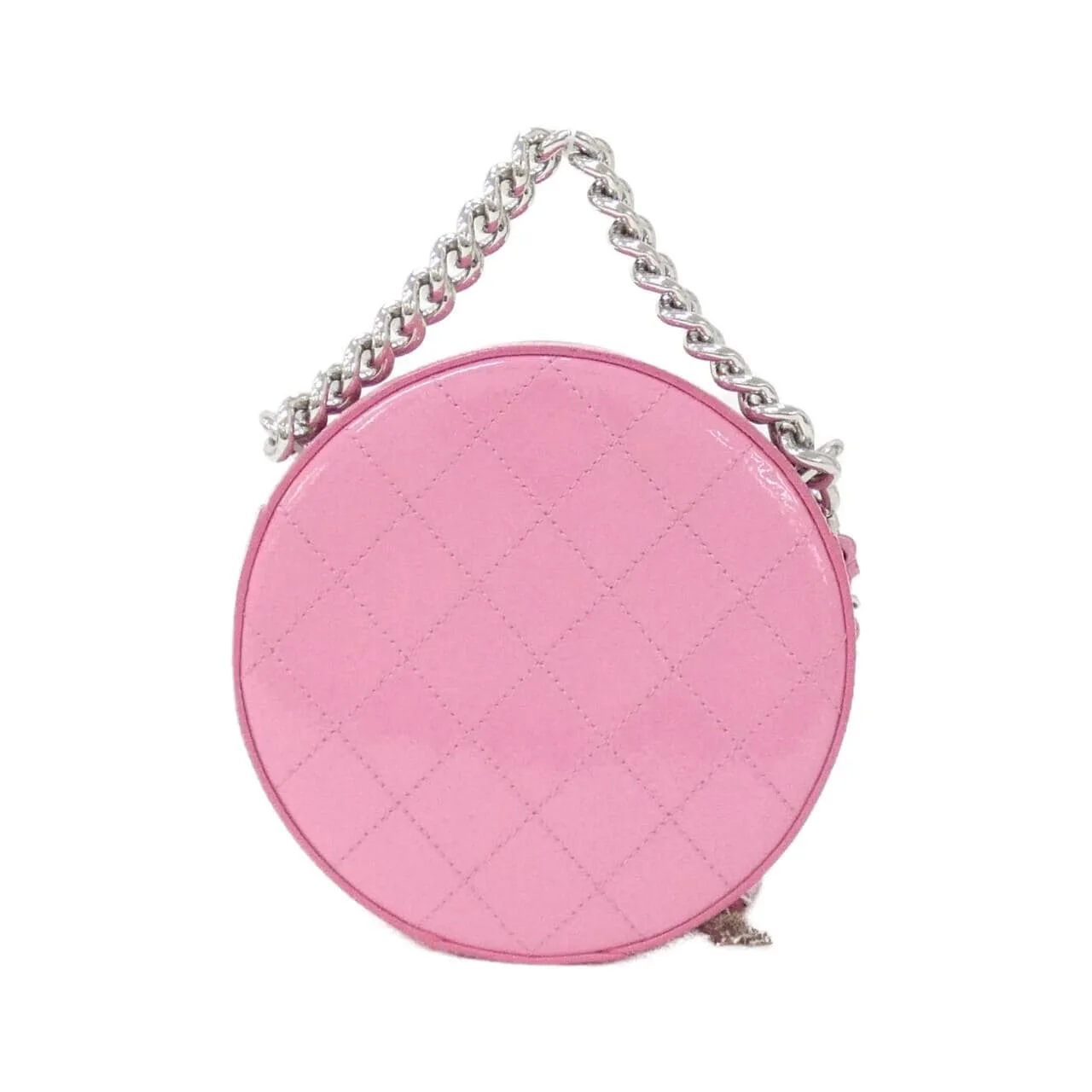 CHANEL 91946 Handbag Patent Leather Pink Patent Leather - Thumbnail 2