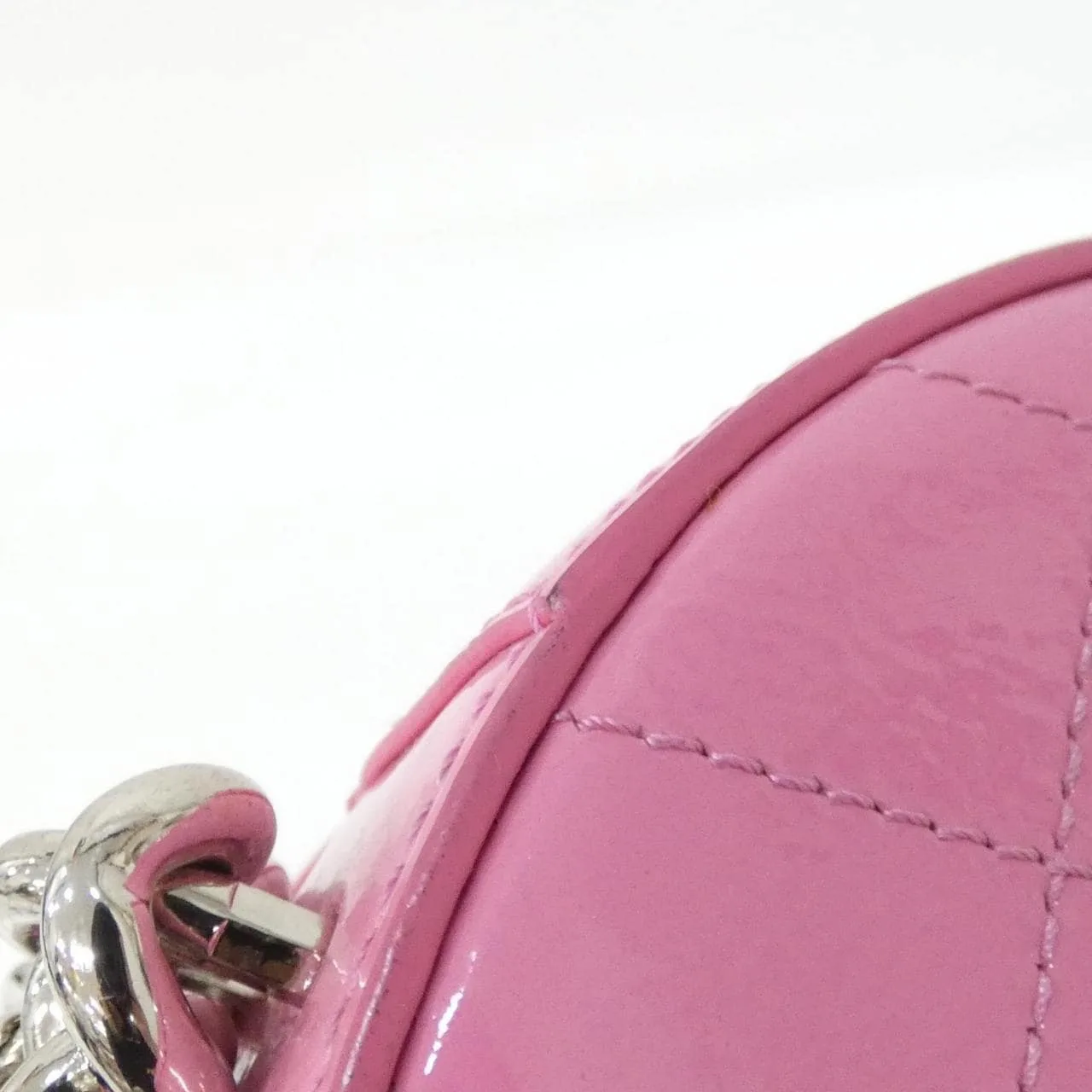 CHANEL 91946 Handbag Patent Leather Pink Patent Leather - Thumbnail 7