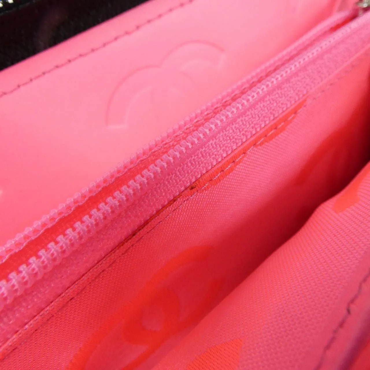 CHANEL Cambon 48660 Wallet Patent Leather Black Patent Leather Rank A - Thumbnail 9