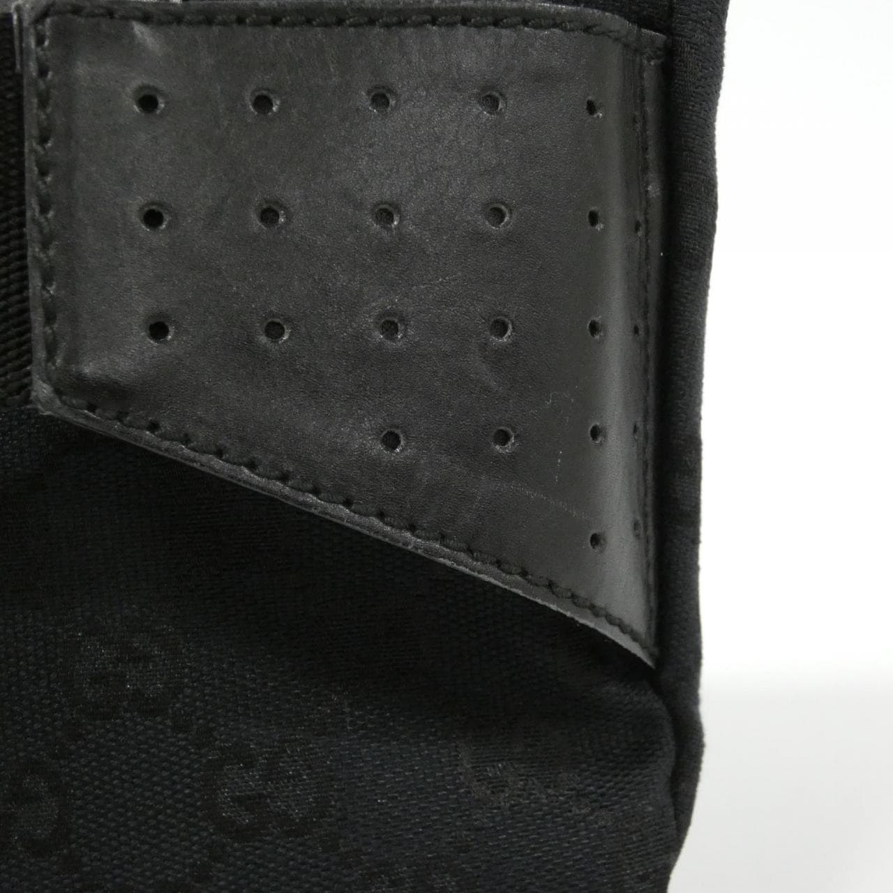 GUCCI 145851 Belt Bag Canvas 黑色 帆布 中古品B - 縮圖 8