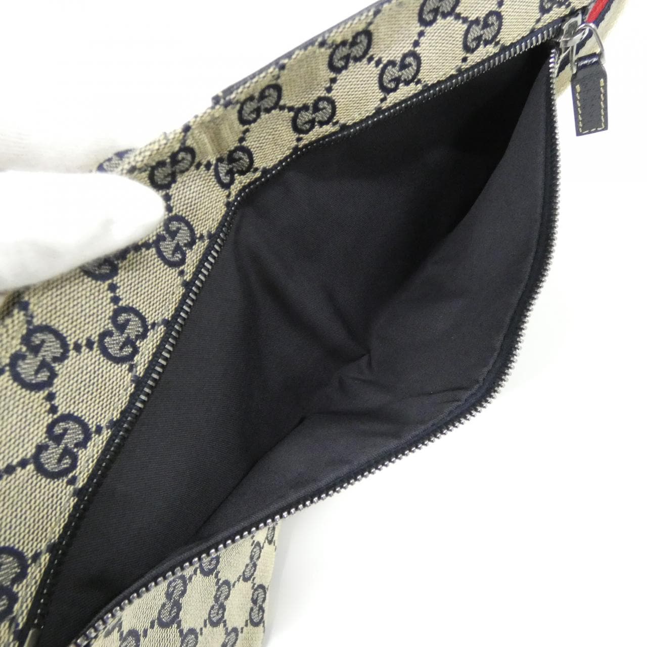 GUCCI 28566 Belt Bag Canvas Beige Canvas - Thumbnail 10