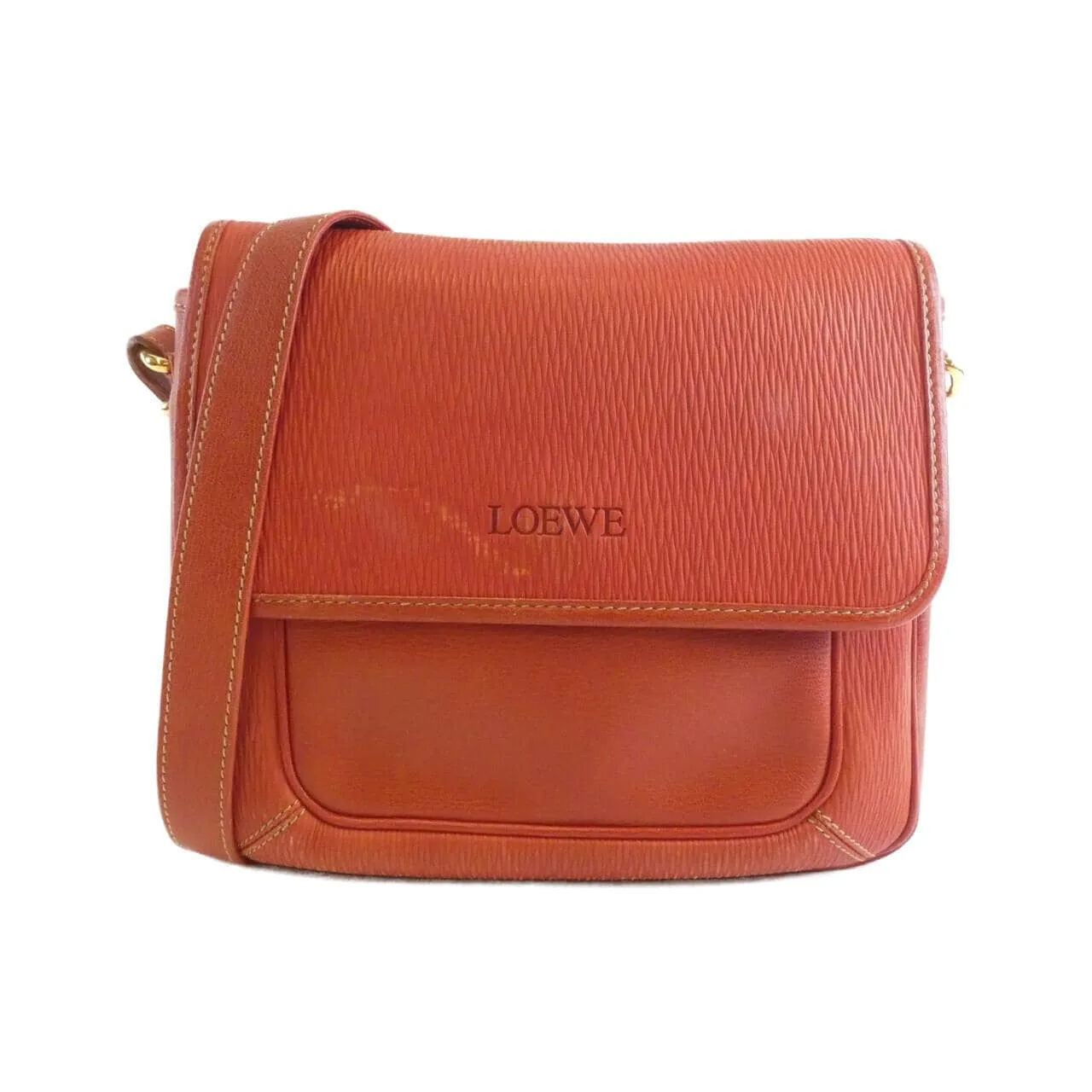 LOEWE Shoulder Leather Red