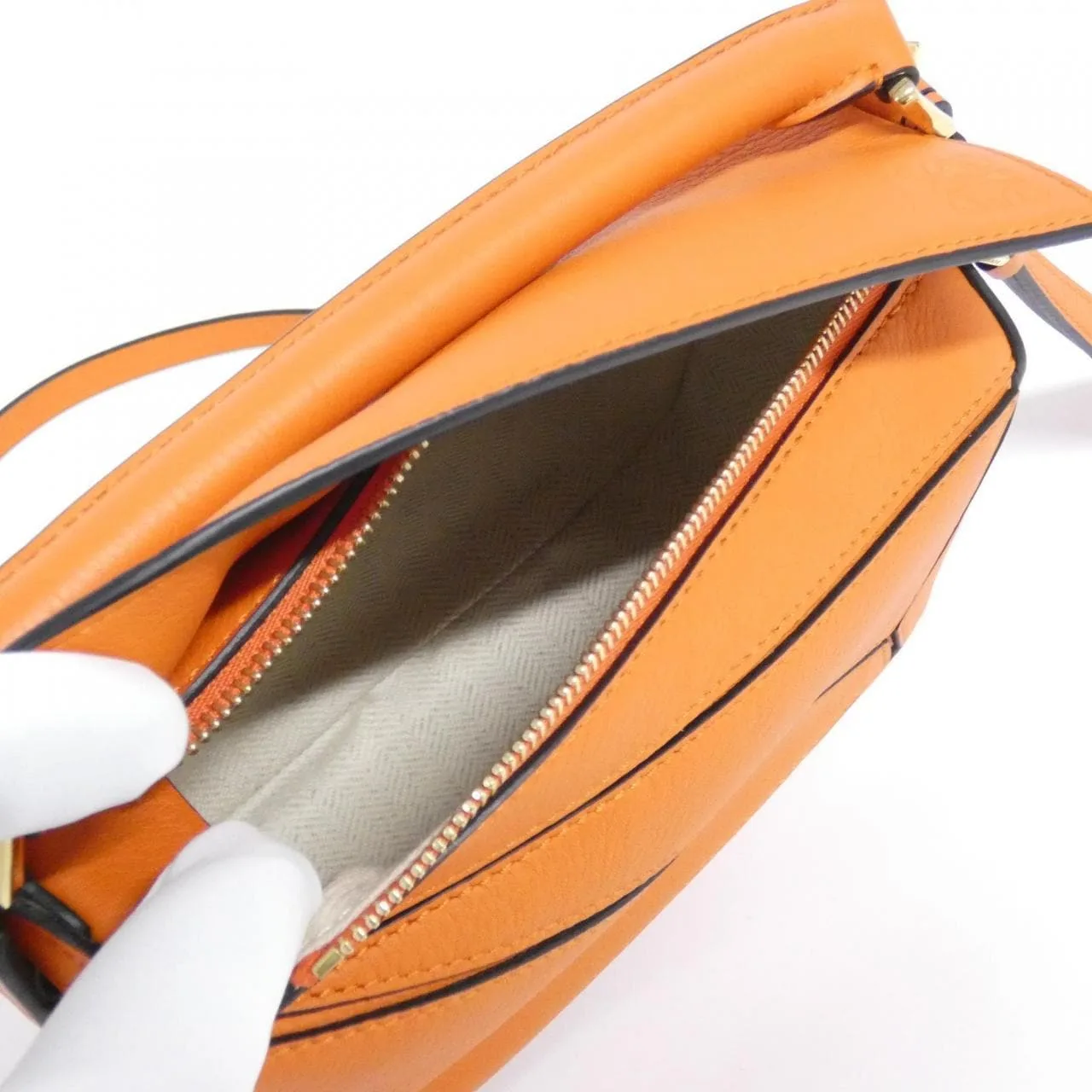 LOEWE Puzzle 322 30 U95 Handbag 黑色 新品 - 縮圖 7