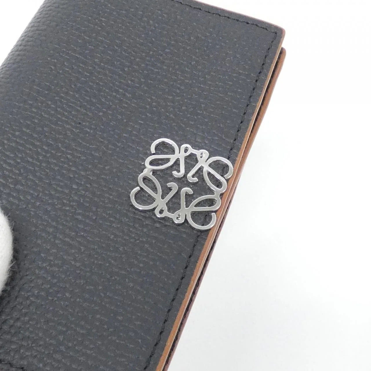 LOEWE C821M97X03 Card Case Black New - Thumbnail 3