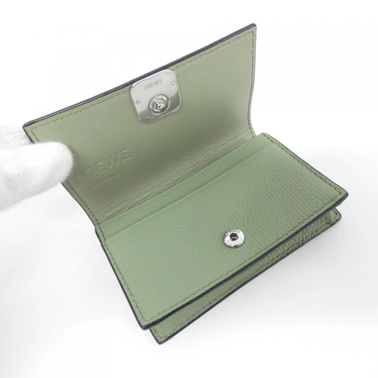 LOEWE C821M97X03 Card Case Black New - Thumbnail 4