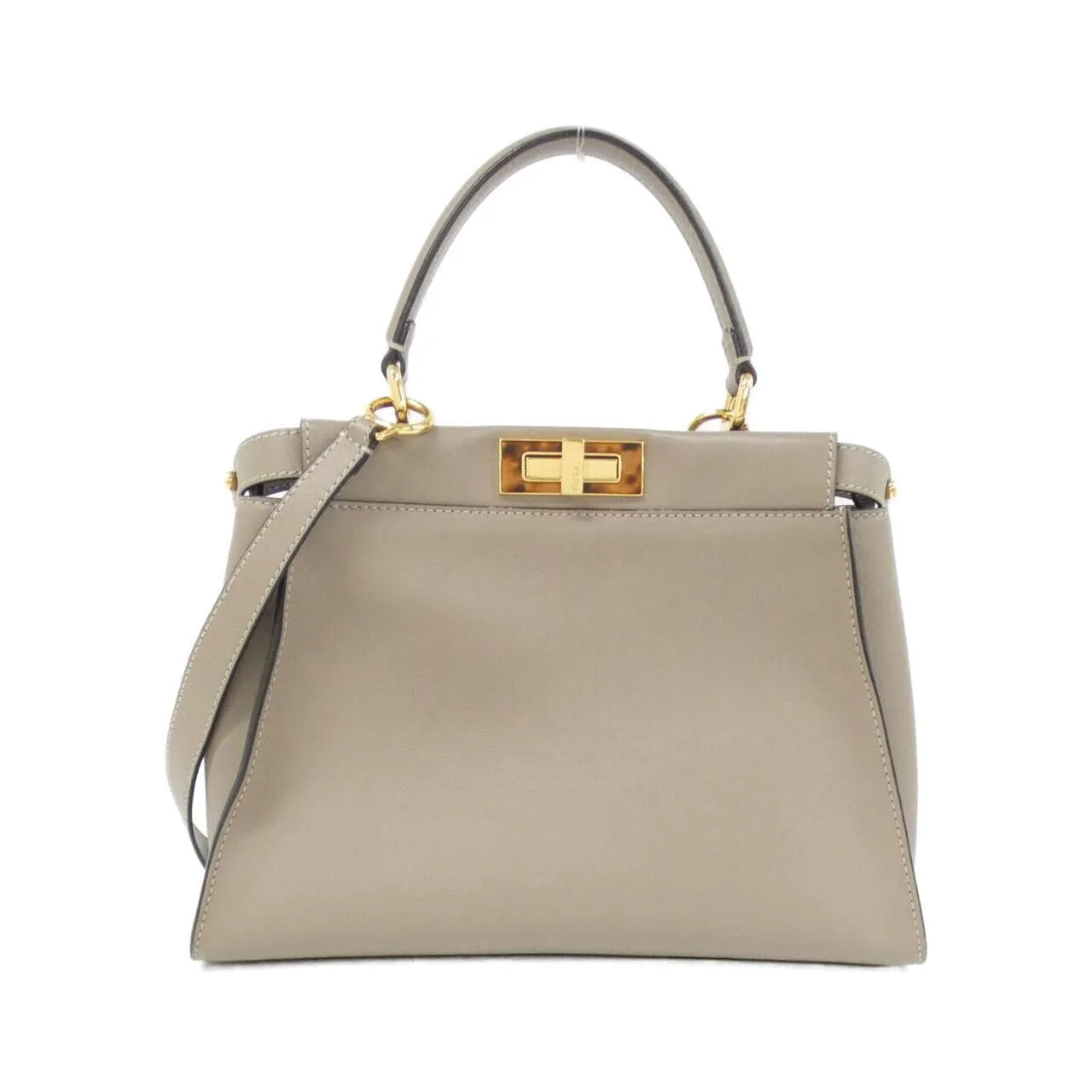 FENDI Peekaboo 8BN290 3ZL Handbag Black