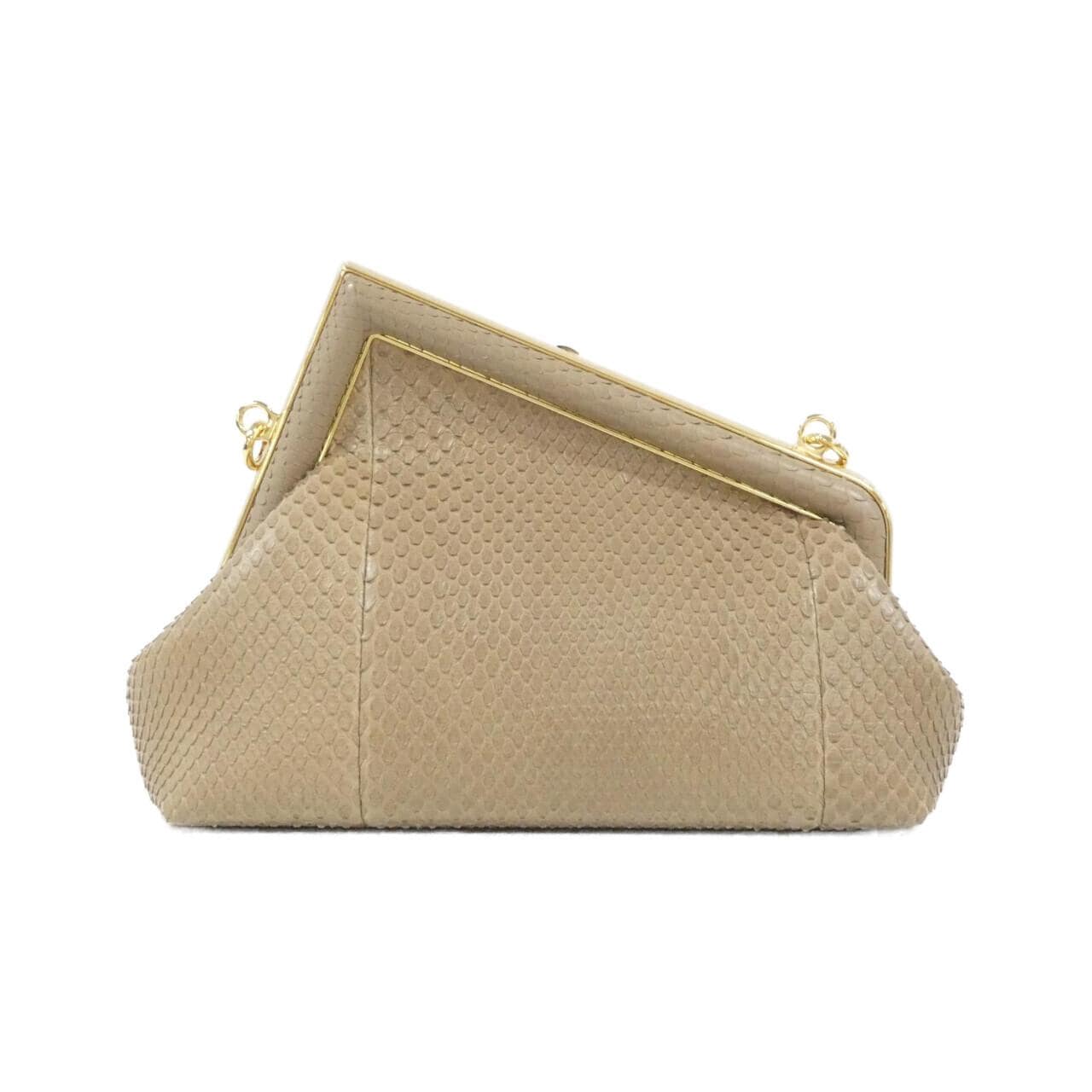 FENDI Fendi First 8BP129 AHN2 Bag Python Black Python - Thumbnail 2