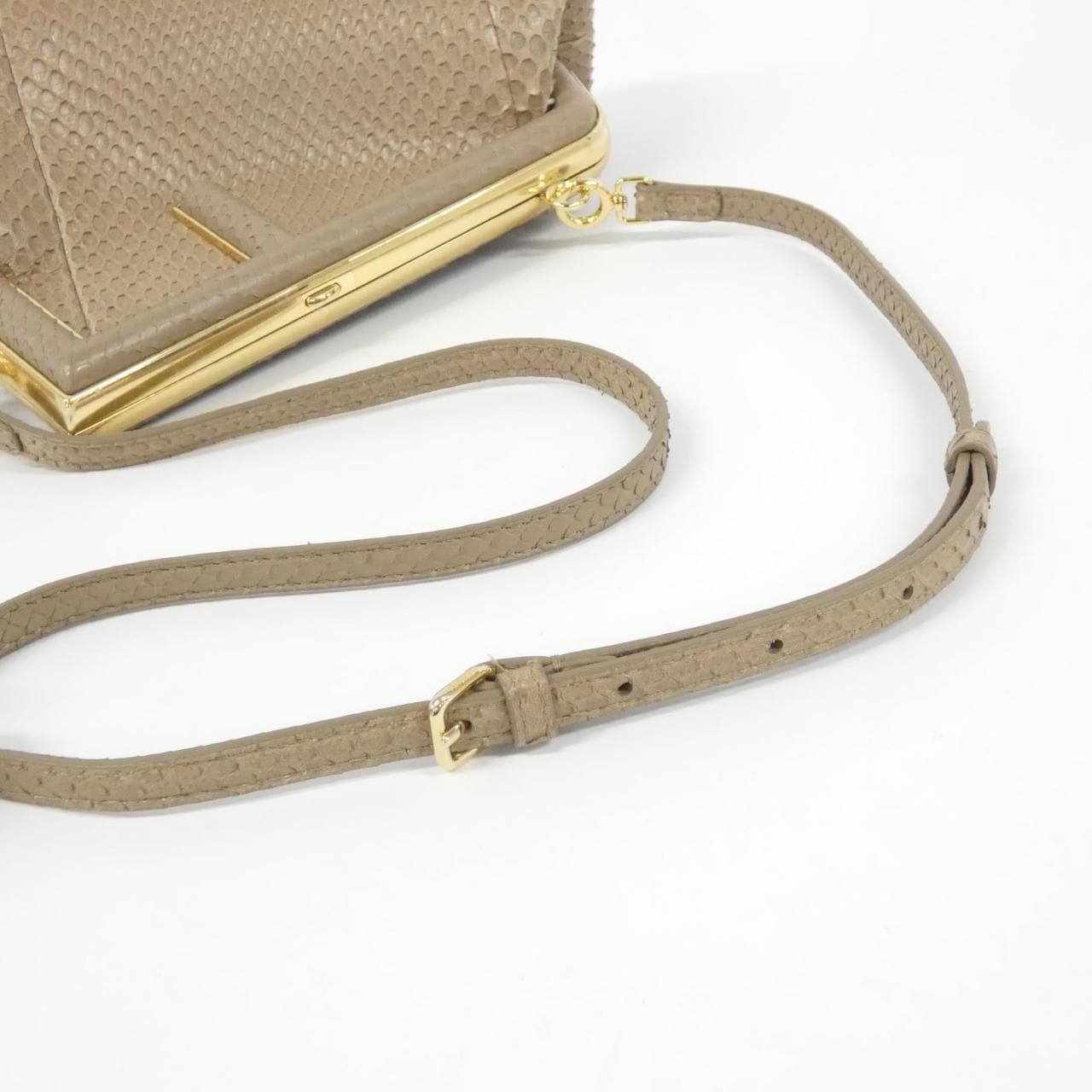 FENDI Fendi First 8BP129 AHN2 Bag Python Black Python - Thumbnail 4