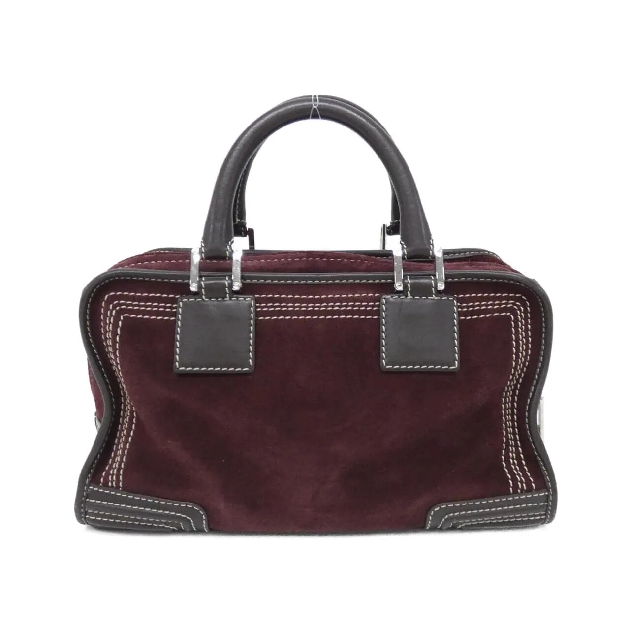 LOEWE Amazona Handbag Bordeaux - Thumbnail 2