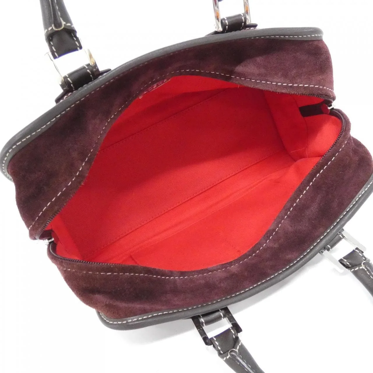 LOEWE Amazona Handbag Bordeaux - Thumbnail 6