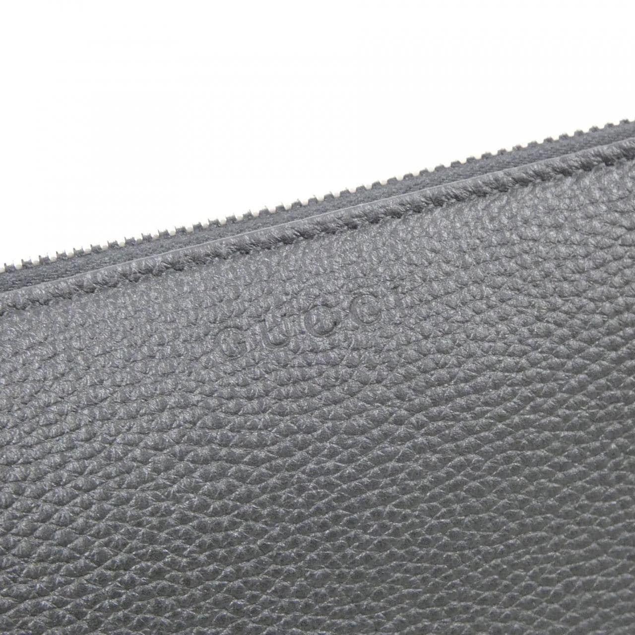 GUCCI 824529 AAEMK Shoulder Bag Leather 黑色 皮革 中古品A - 縮圖 4