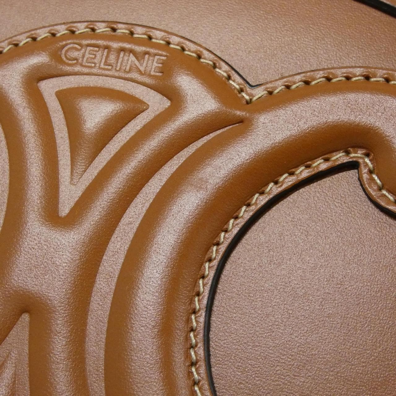 CELINE 198603DXC Shoulder Bag 黑色 中古品A - 縮圖 3