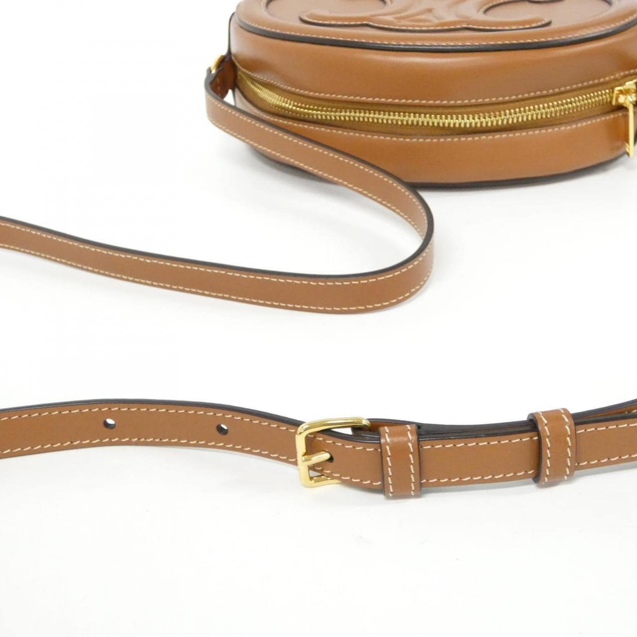 CELINE 198603DXC Shoulder Bag 黑色 中古品A - 縮圖 6