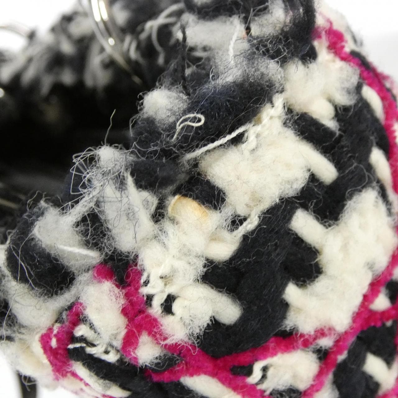 DIOR Lady Dior M0550PCTV Bag Tweed 黑色 粗花呢 中古品A - 縮圖 6