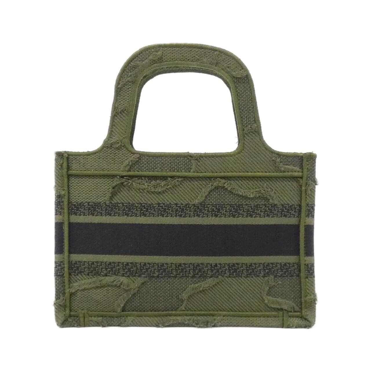 DIOR Book Tote M1271ZWAH Tote Canvas Black Canvas - Thumbnail 2