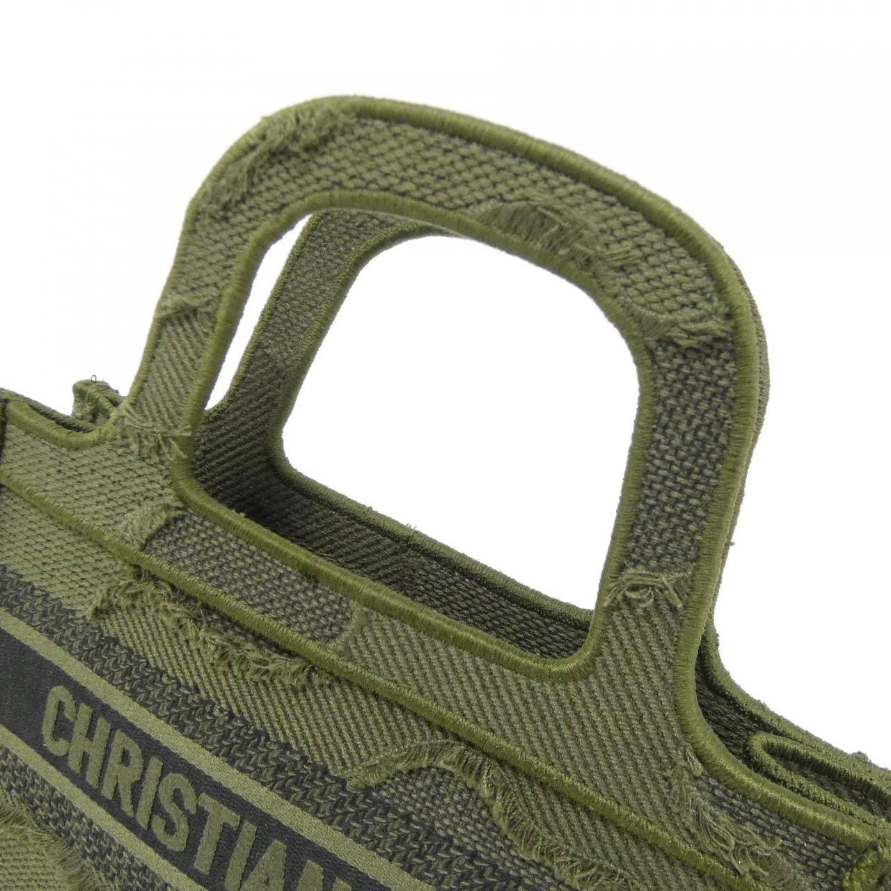 DIOR Book Tote M1271ZWAH Tote Canvas Black Canvas - Thumbnail 6