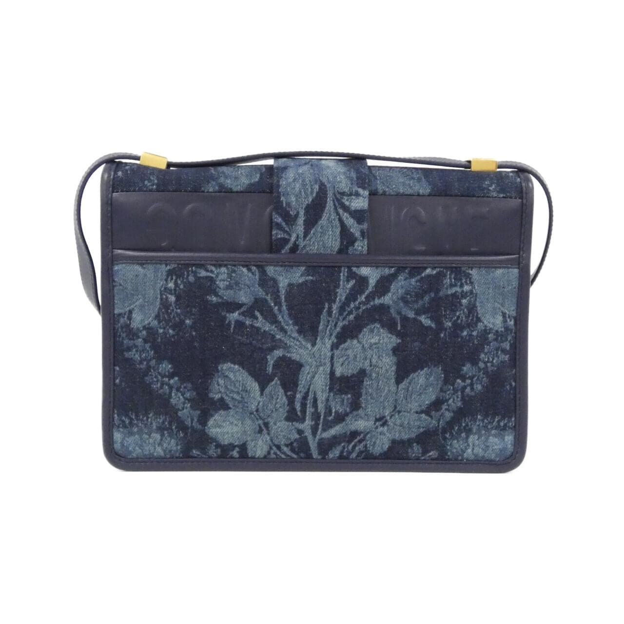 DIOR 30 Montaigne M9203UJDE Shoulder Bag Denim 黑色 牛仔布 中古品A - 縮圖 2