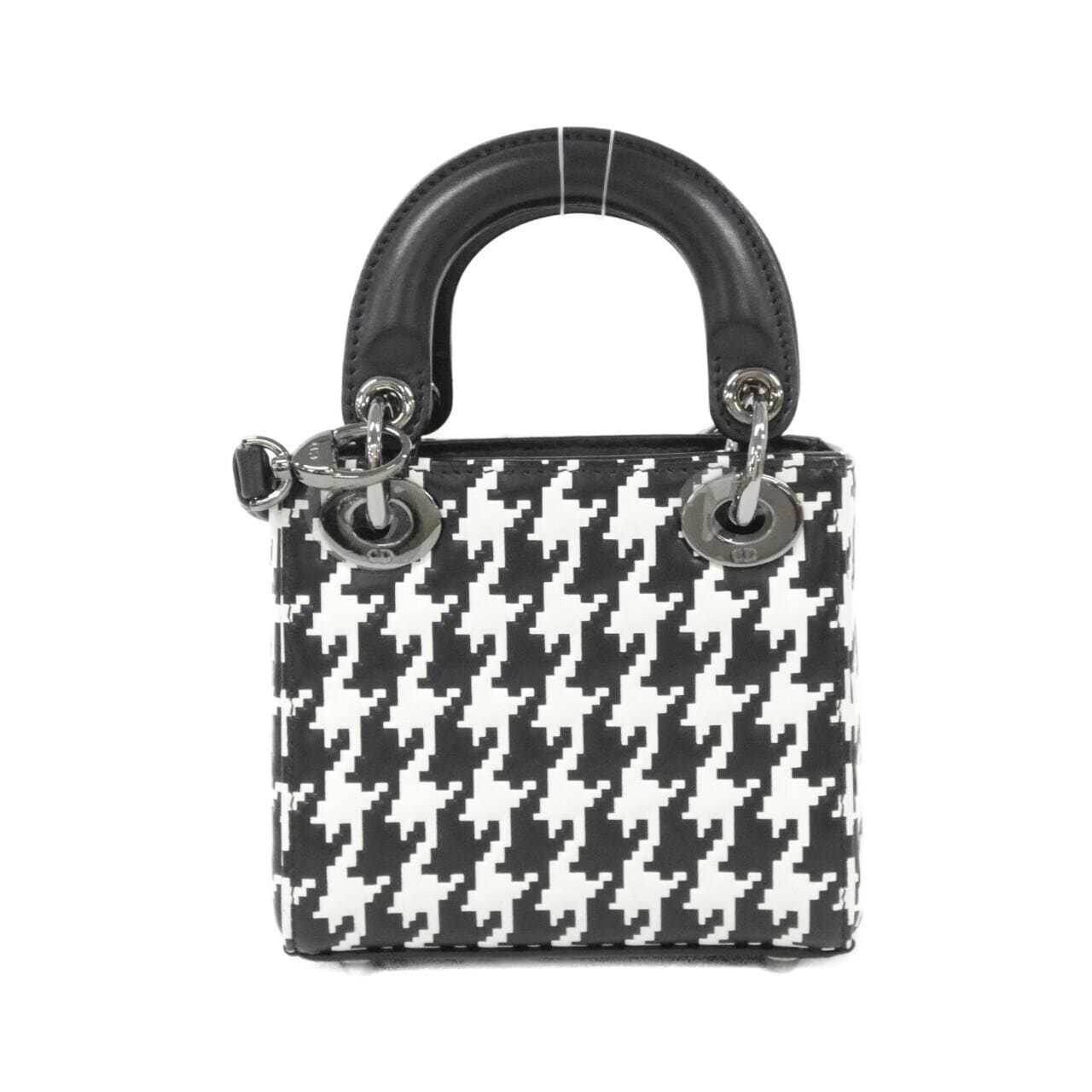 DIOR Lady Dior Bag Leather 黑色 皮革 中古品A - 縮圖 2