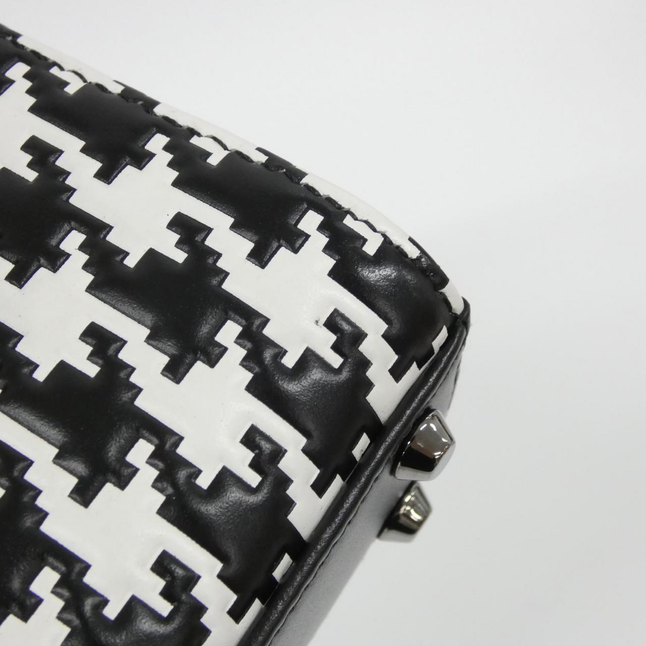 DIOR Lady Dior Bag Leather 黑色 皮革 中古品A - 縮圖 5