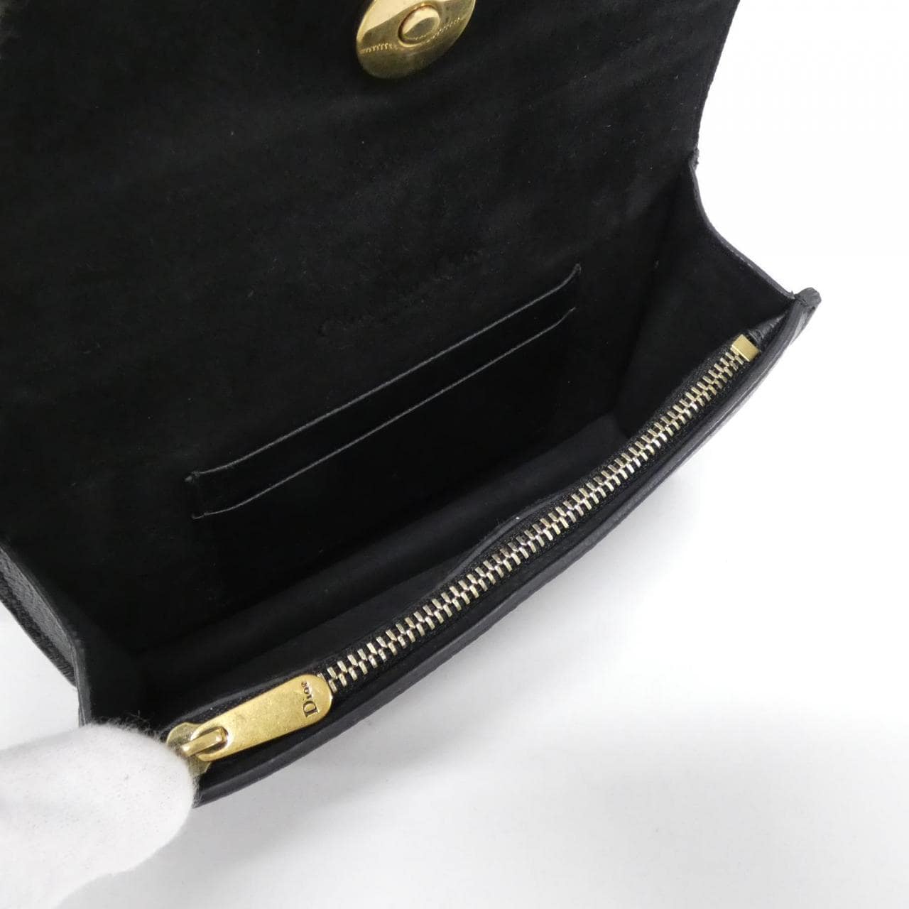 DIOR Saddle S5619CWVG Belt Bag Black - Thumbnail 6