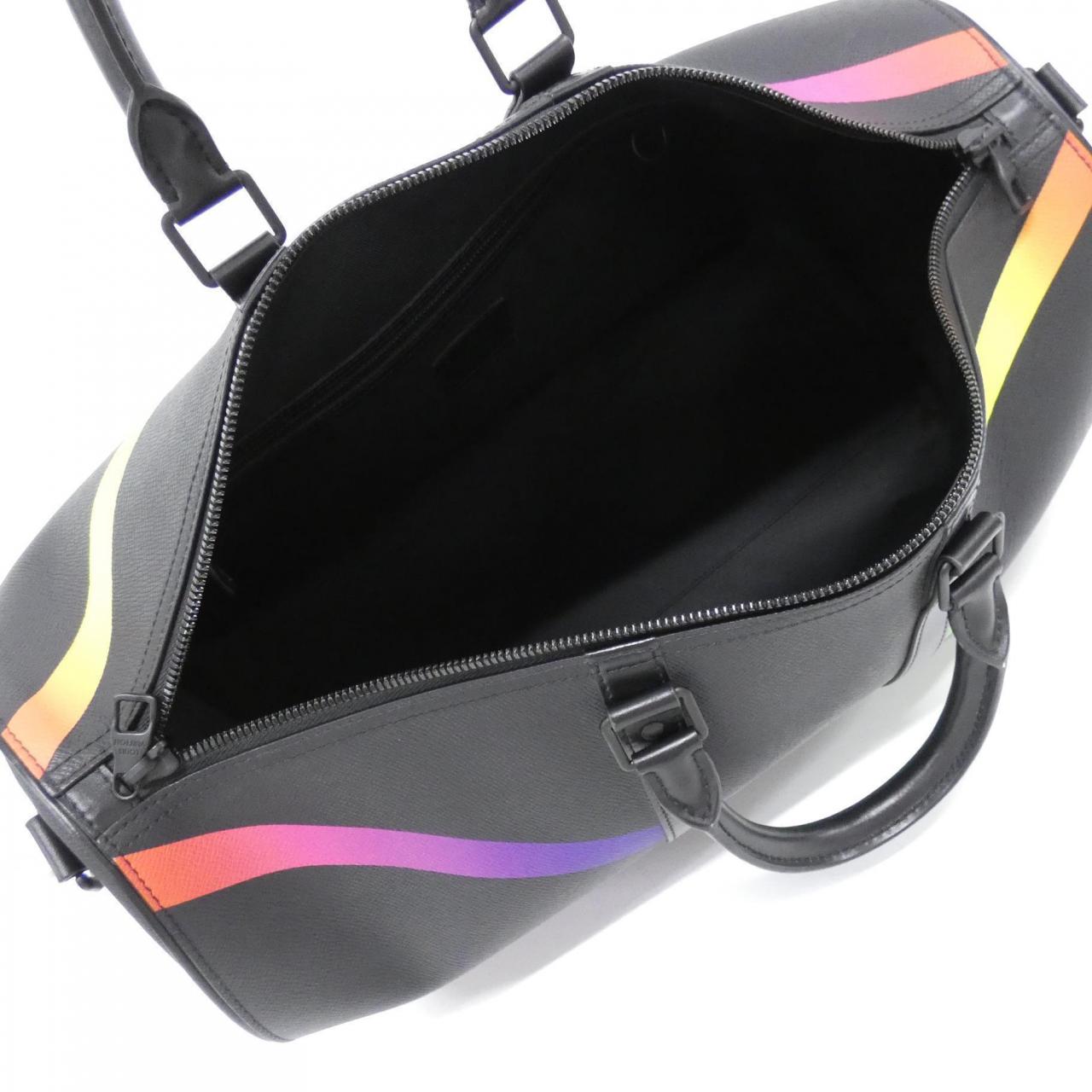 LOUIS VUITTON Keepall M30345 Boston Bag 黑色 中古品A - 縮圖 6