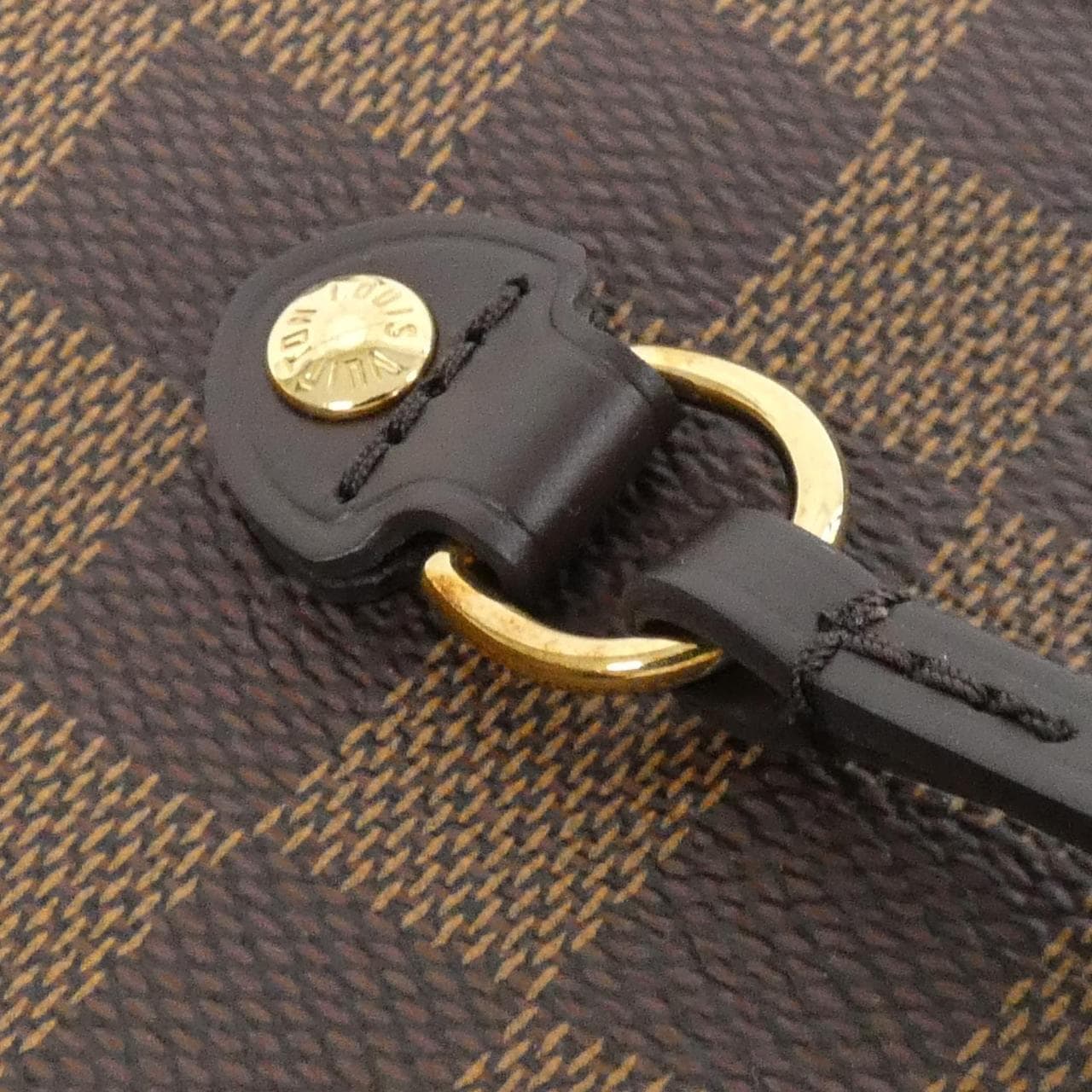 LOUIS VUITTON Neverfull N41357 Bag Damier Black Damier - Thumbnail 4