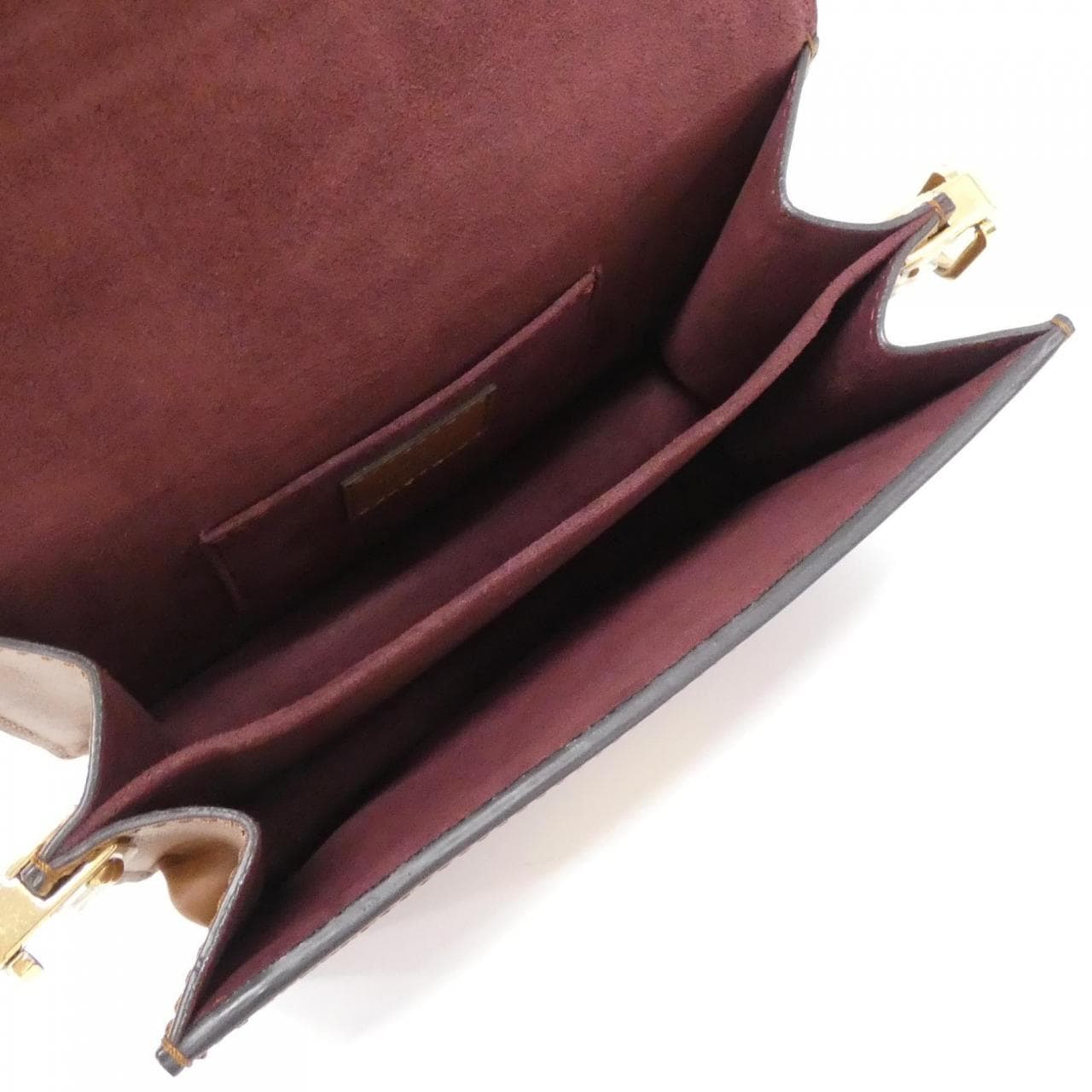 LOUIS VUITTON Dauphine M57172 Shoulder Bag 酒紅色 中古品A - 縮圖 7