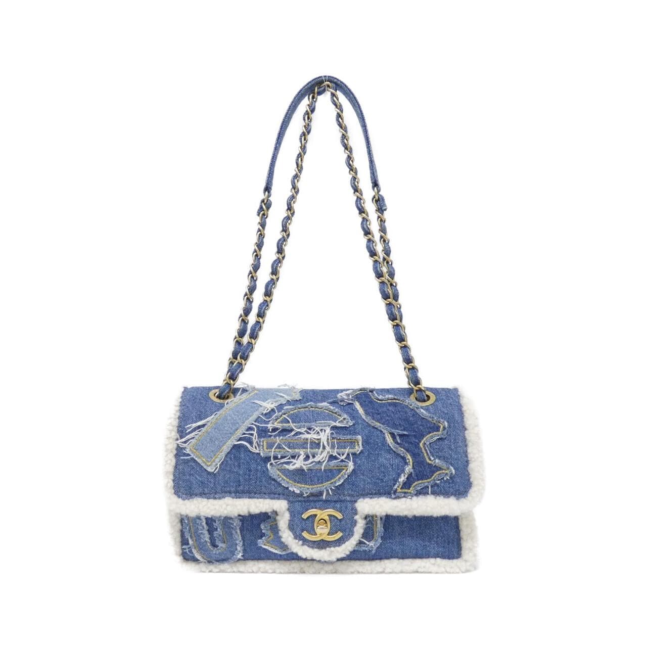 CHANEL AS0875 Shoulder Denim