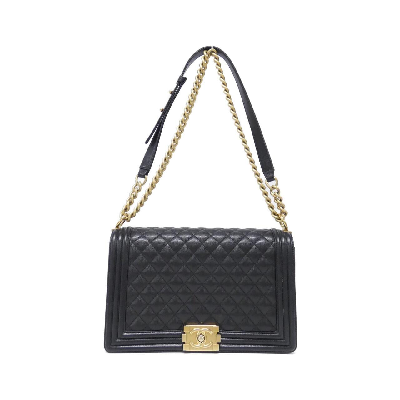 CHANEL Boy Chanel 92193 Shoulder Bag Caviar Leather