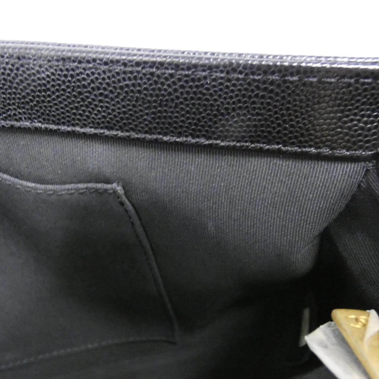 CHANEL Boy Chanel 92193 Shoulder Bag Caviar Leather Black Caviar Leather Rank A - Thumbnail 10