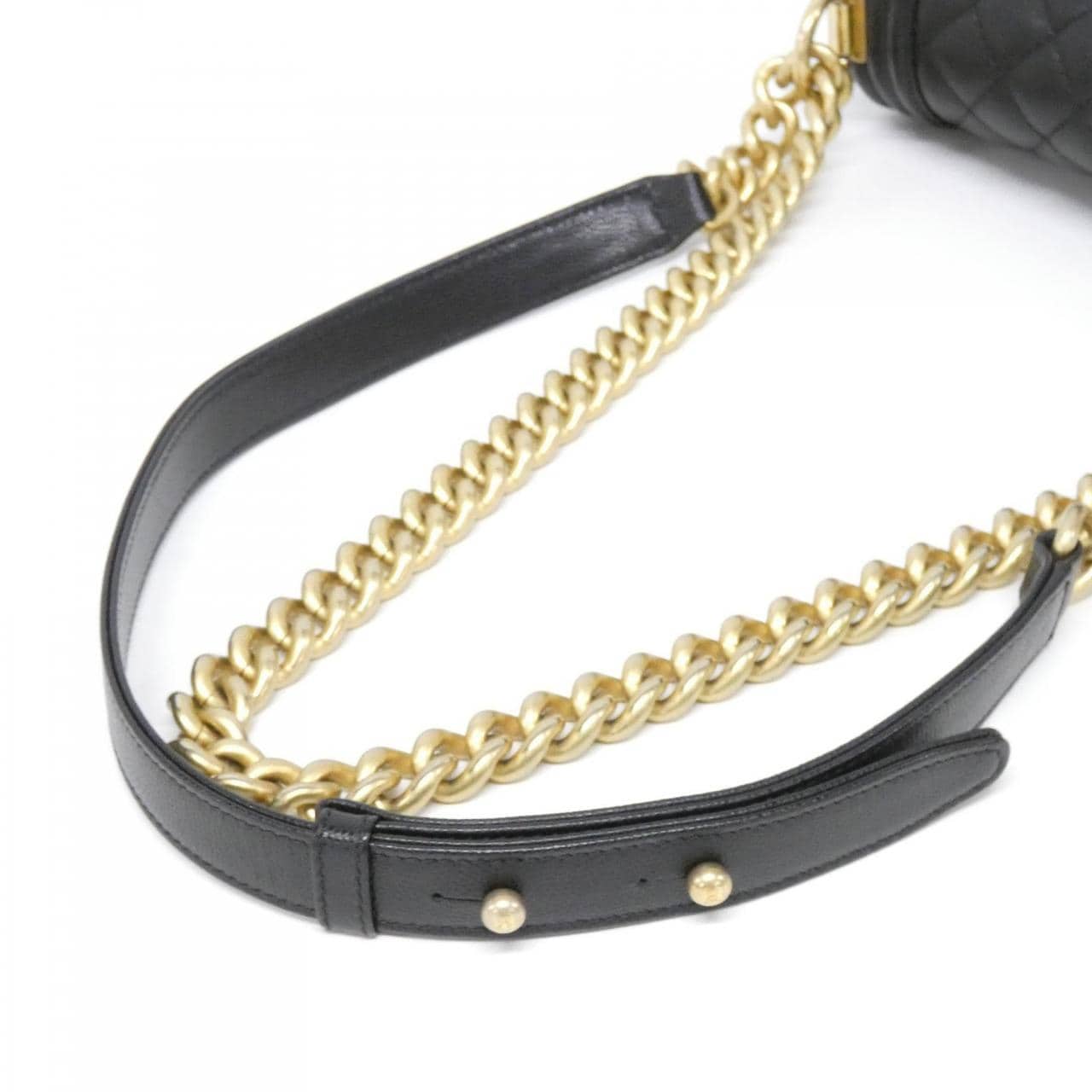 CHANEL Boy Chanel 67085 Shoulder Bag Grained Calfskin Black Grained Calfskin - Thumbnail 5