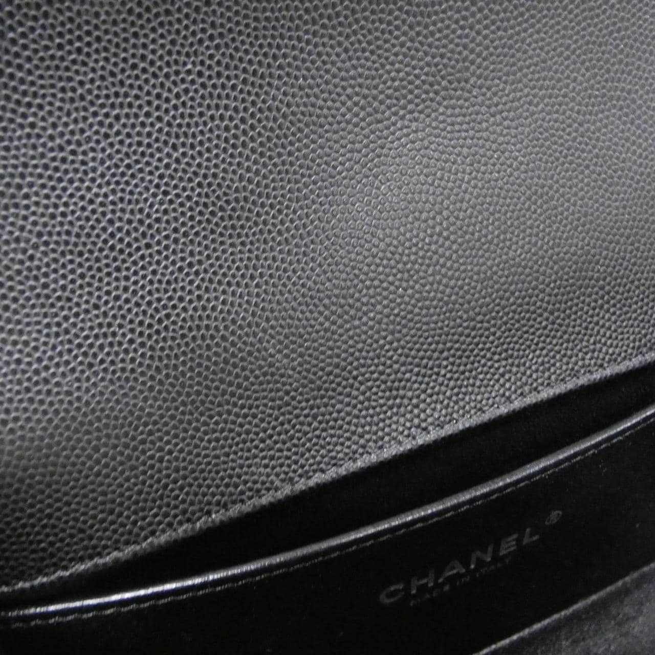 CHANEL Boy Chanel 67085 Shoulder Bag Grained Calfskin Black Grained Calfskin - Thumbnail 7