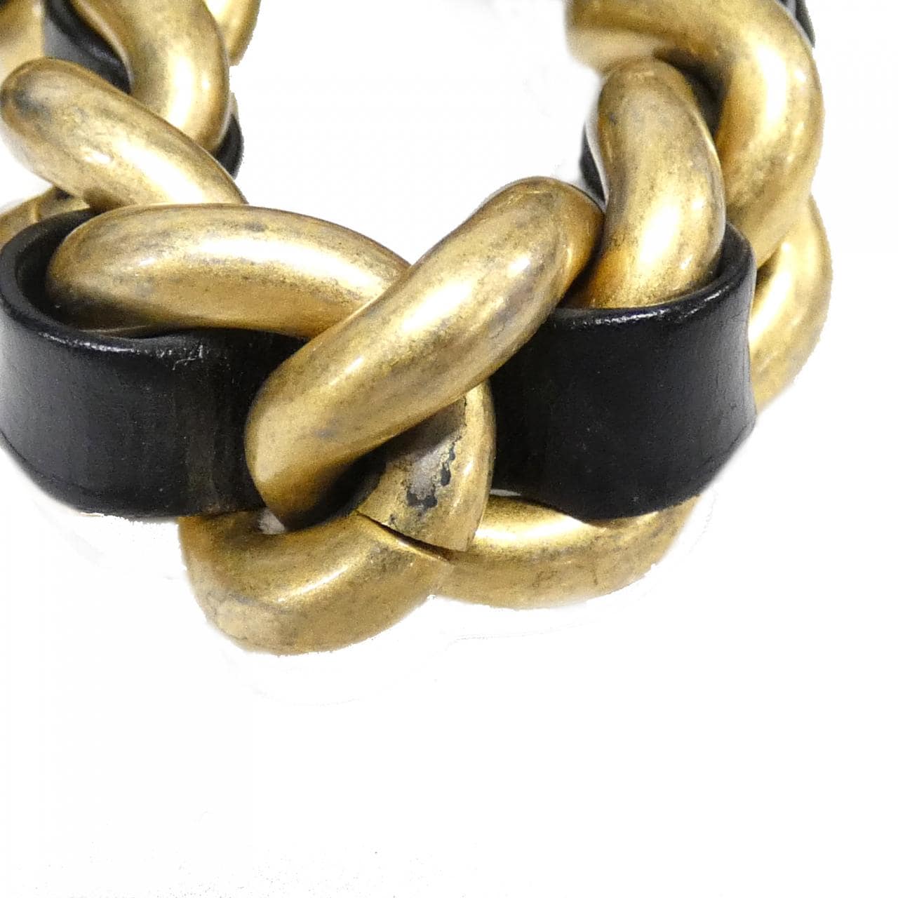 CHANEL AS0074 Handbag Leather 黑色 皮革 中古品A - 縮圖 7