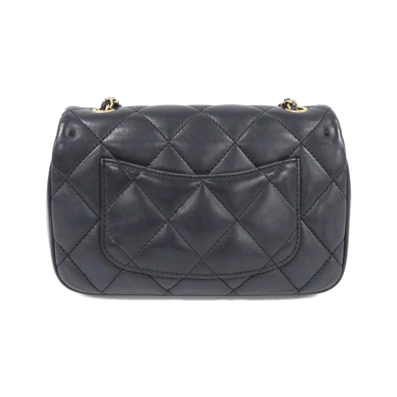 CHANEL Chanel 22 AS3456 Shoulder Lambskin Black Lambskin Rank B - Thumbnail 2