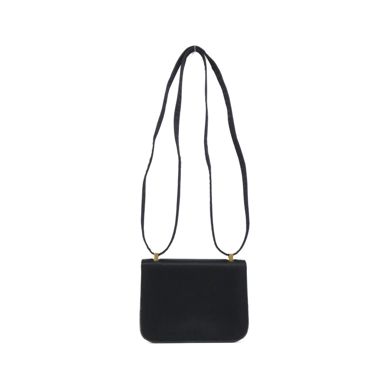 HERMES Constance HERMÈS Shoulder Bag Satin Black Satin Rank B - Thumbnail 2