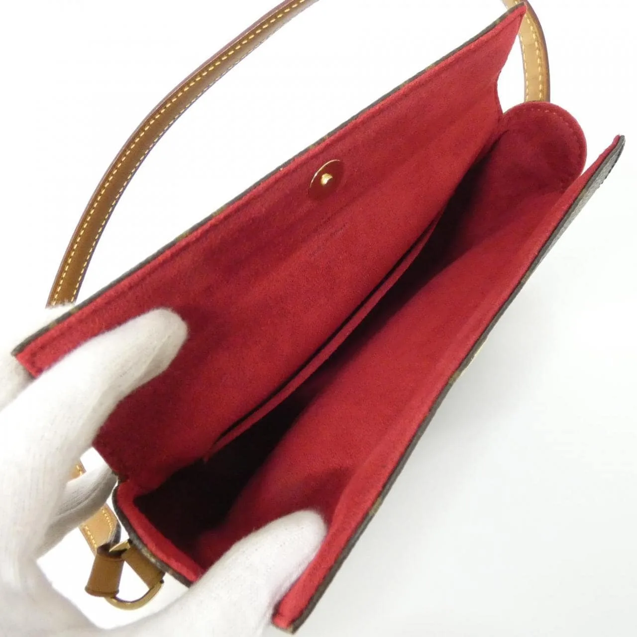 LOUIS VUITTON M51900 Handbag Monogram 黑色 Monogram 中古品B - 縮圖 8