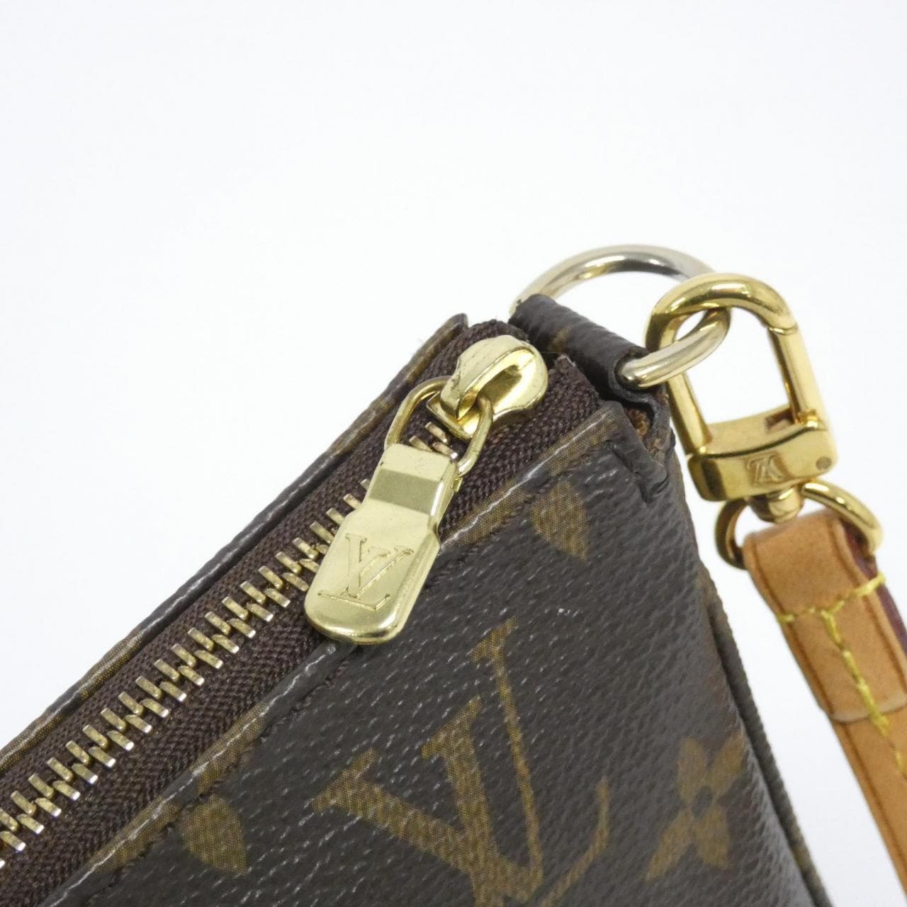 LOUIS VUITTON Pochette M40712 Pochette Monogram Black Monogram - Thumbnail 4