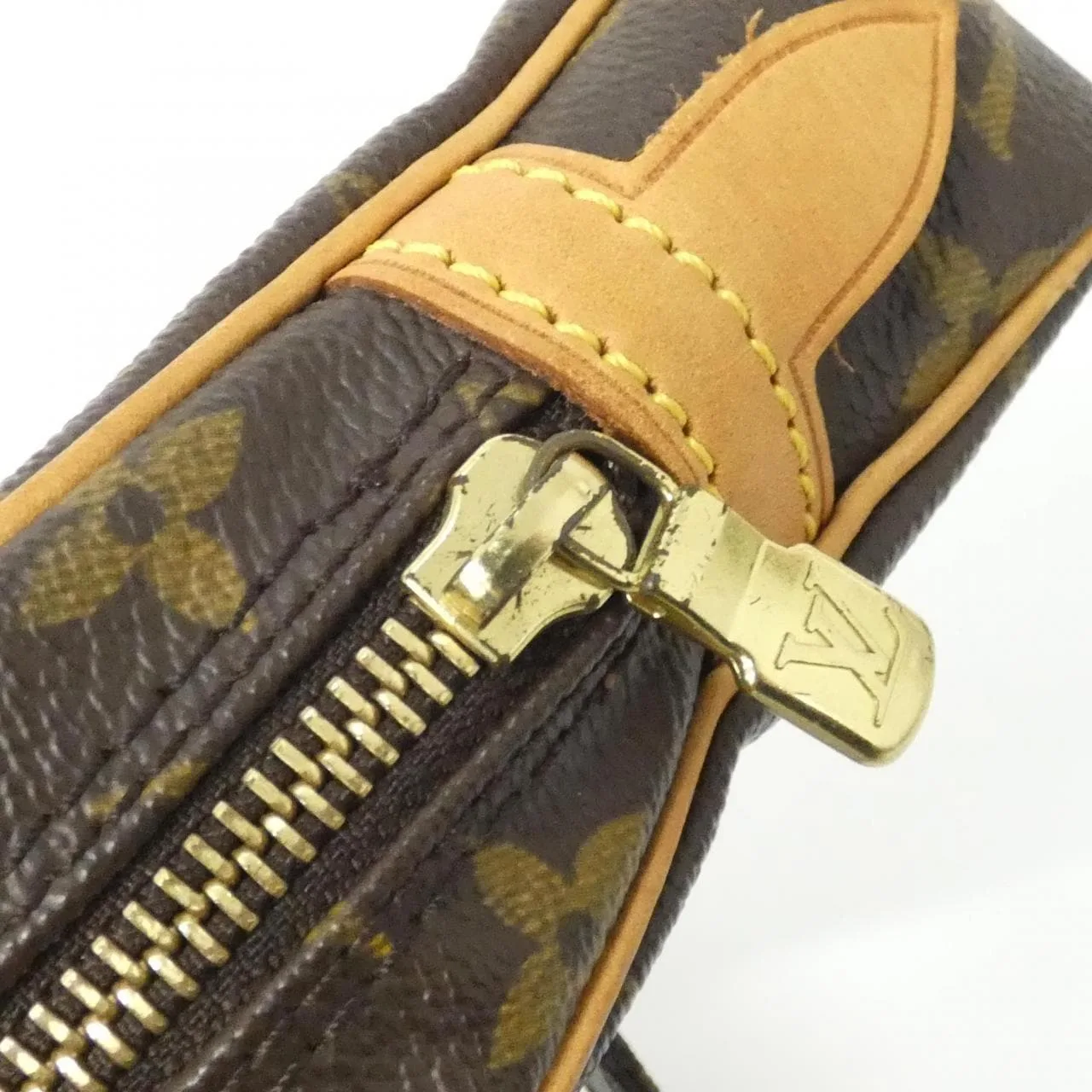 LOUIS VUITTON M51828 Shoulder Monogram 黑色 Monogram 中古品B - 縮圖 5