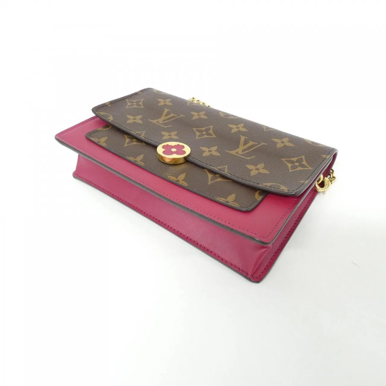 LOUIS VUITTON M69578 Wallet Monogram 黑色 Monogram 中古品A - 縮圖 3