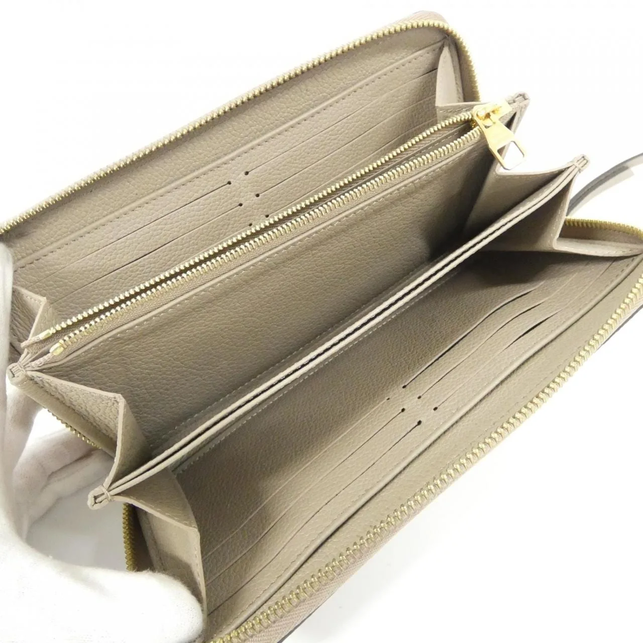 LOUIS VUITTON M69794 Wallet Monogram 黑色 Monogram 中古品A - 縮圖 6