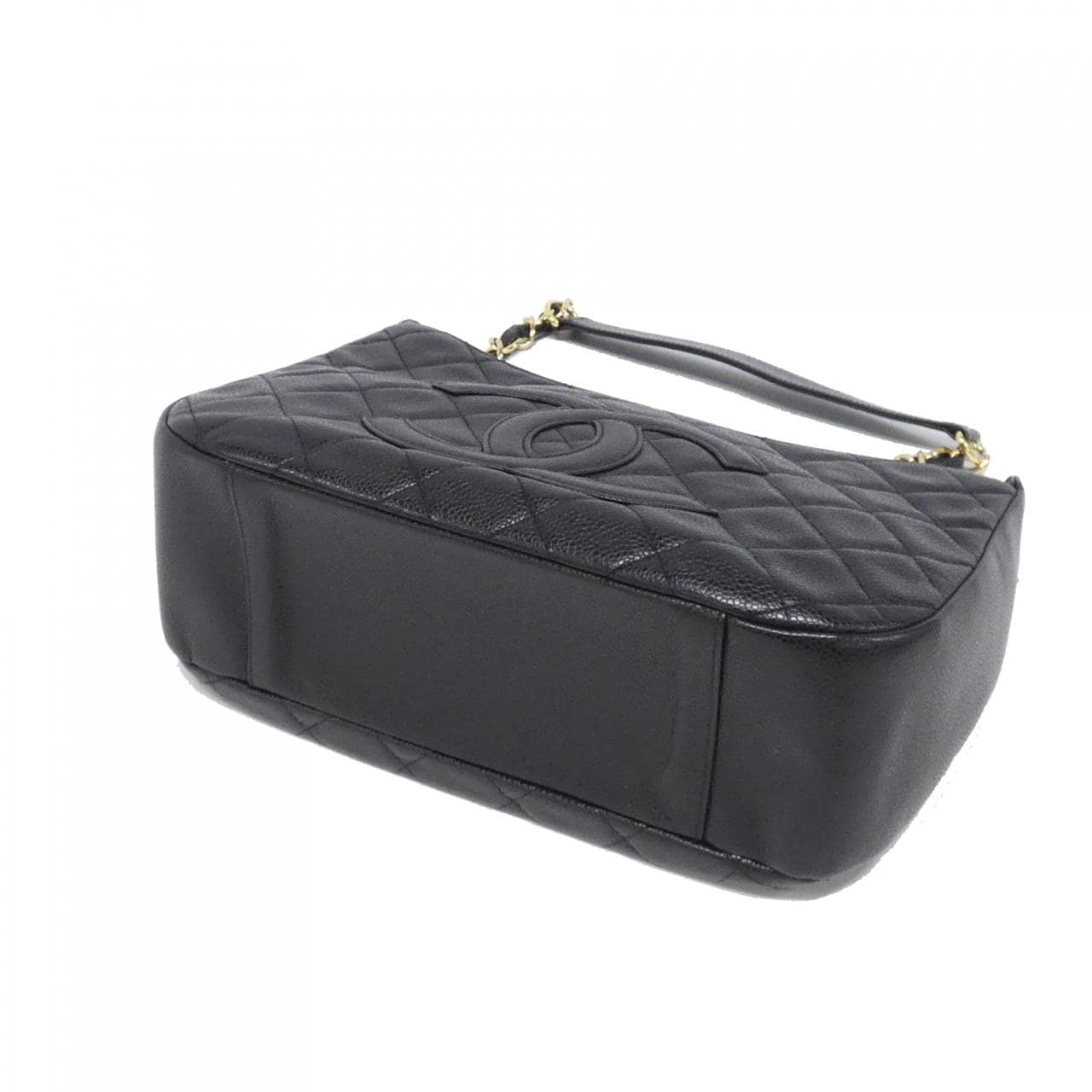 CHANEL Matelasse 20993 Shoulder Bag Grained Calfskin Black Grained Calfskin - Thumbnail 3