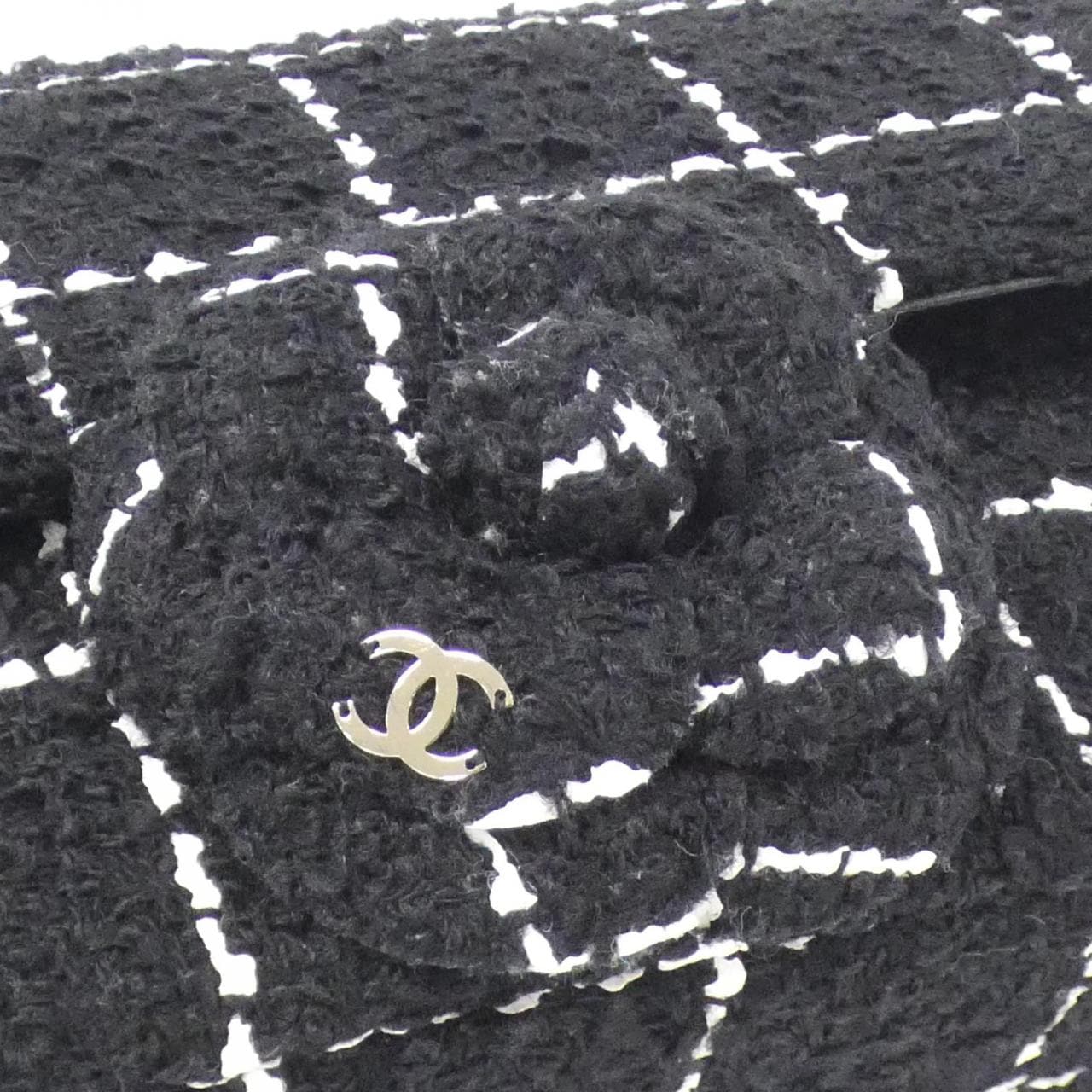 CHANEL AS4388 Shoulder Tweed Black Tweed - Thumbnail 4