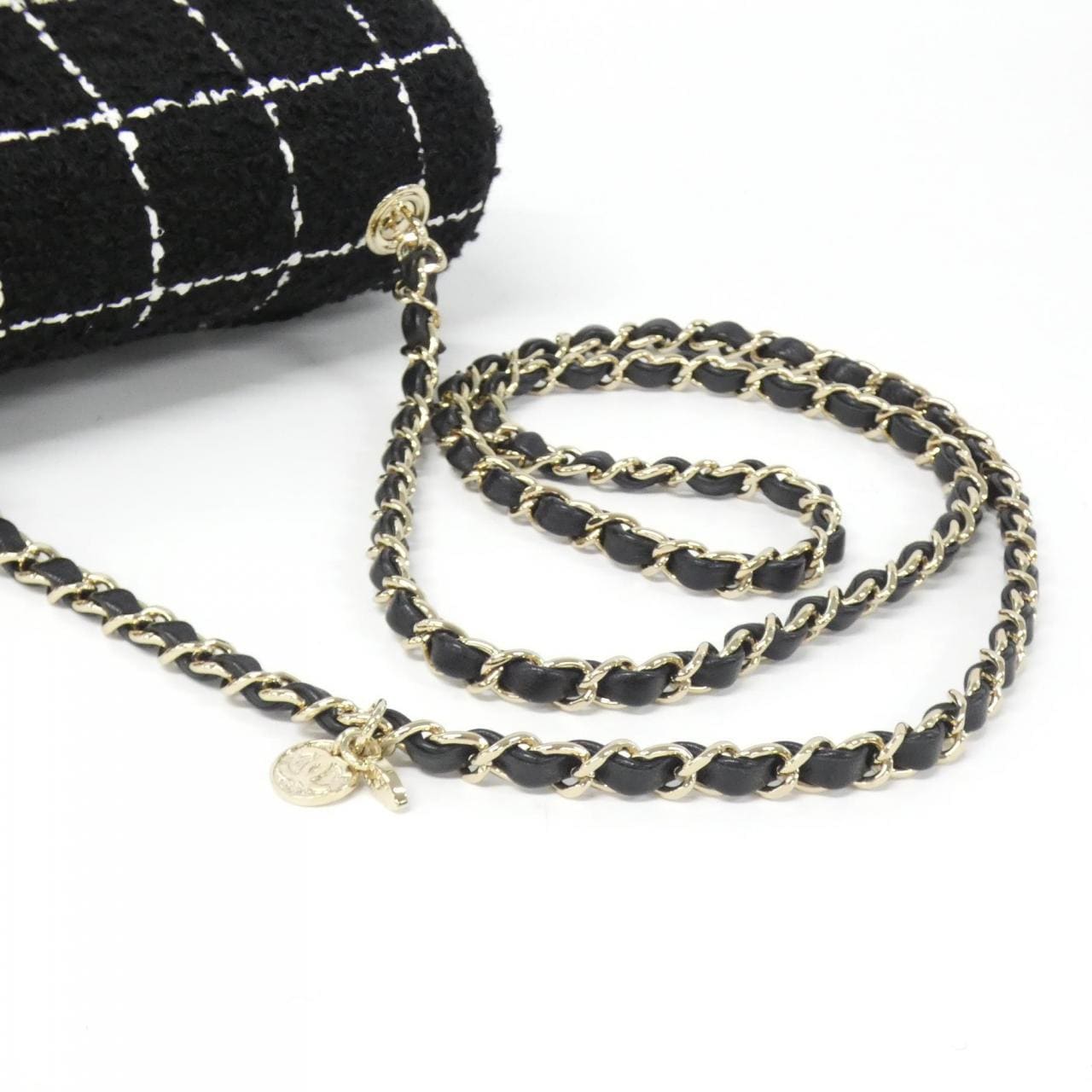 CHANEL AS4388 Shoulder Tweed Black Tweed - Thumbnail 5