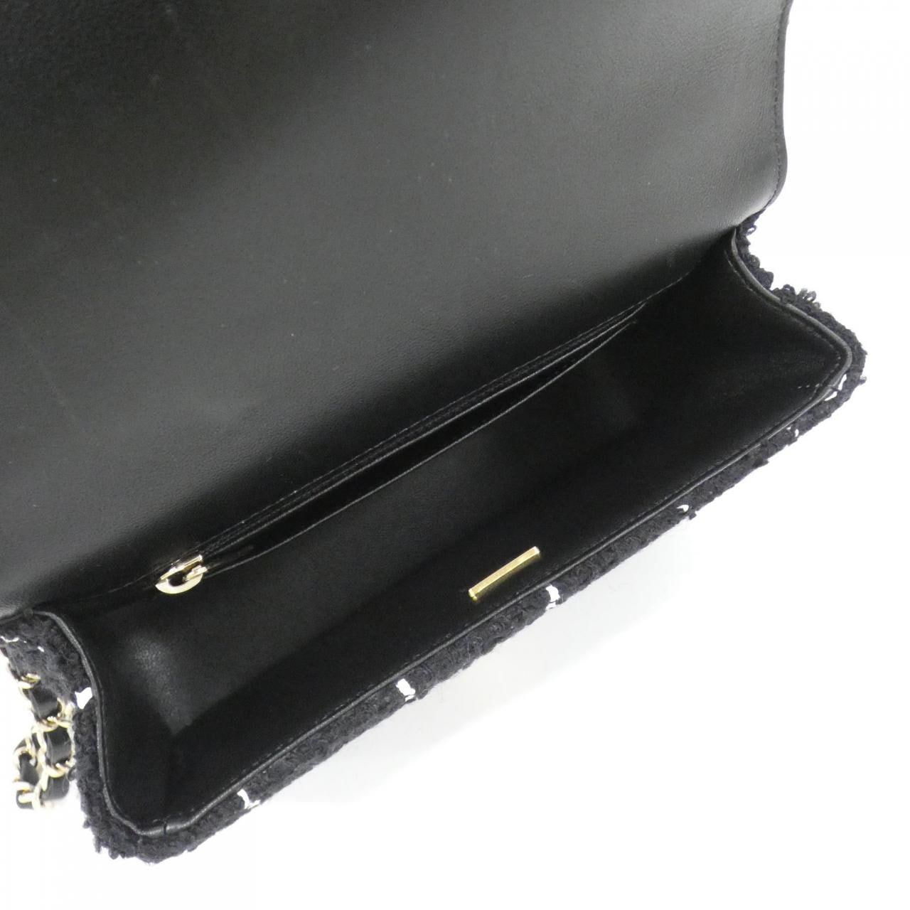 CHANEL AS4388 Shoulder Tweed Black Tweed - Thumbnail 6