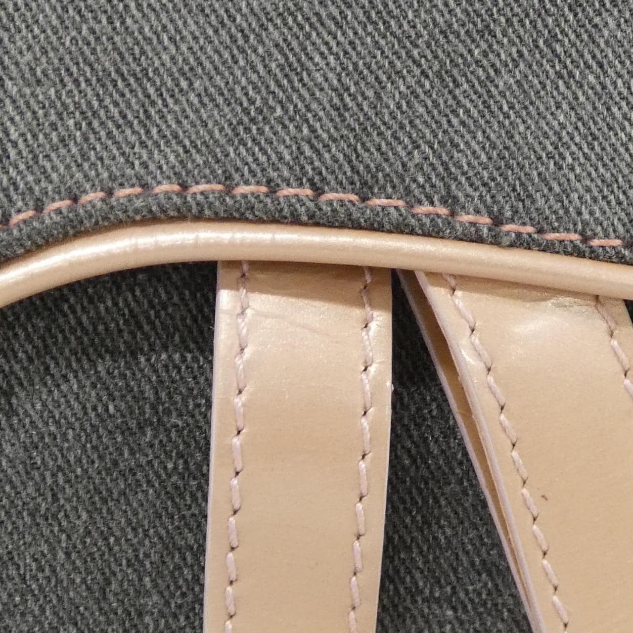 DIOR Saddle JEP44001 Shoulder Bag Denim 粉色 牛仔布 中古品B - 縮圖 5