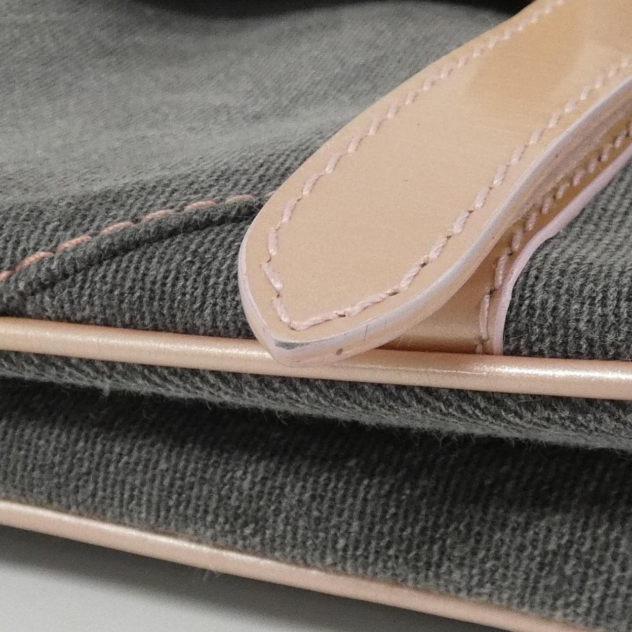 DIOR Saddle JEP44001 Shoulder Bag Denim 粉色 牛仔布 中古品B - 縮圖 7