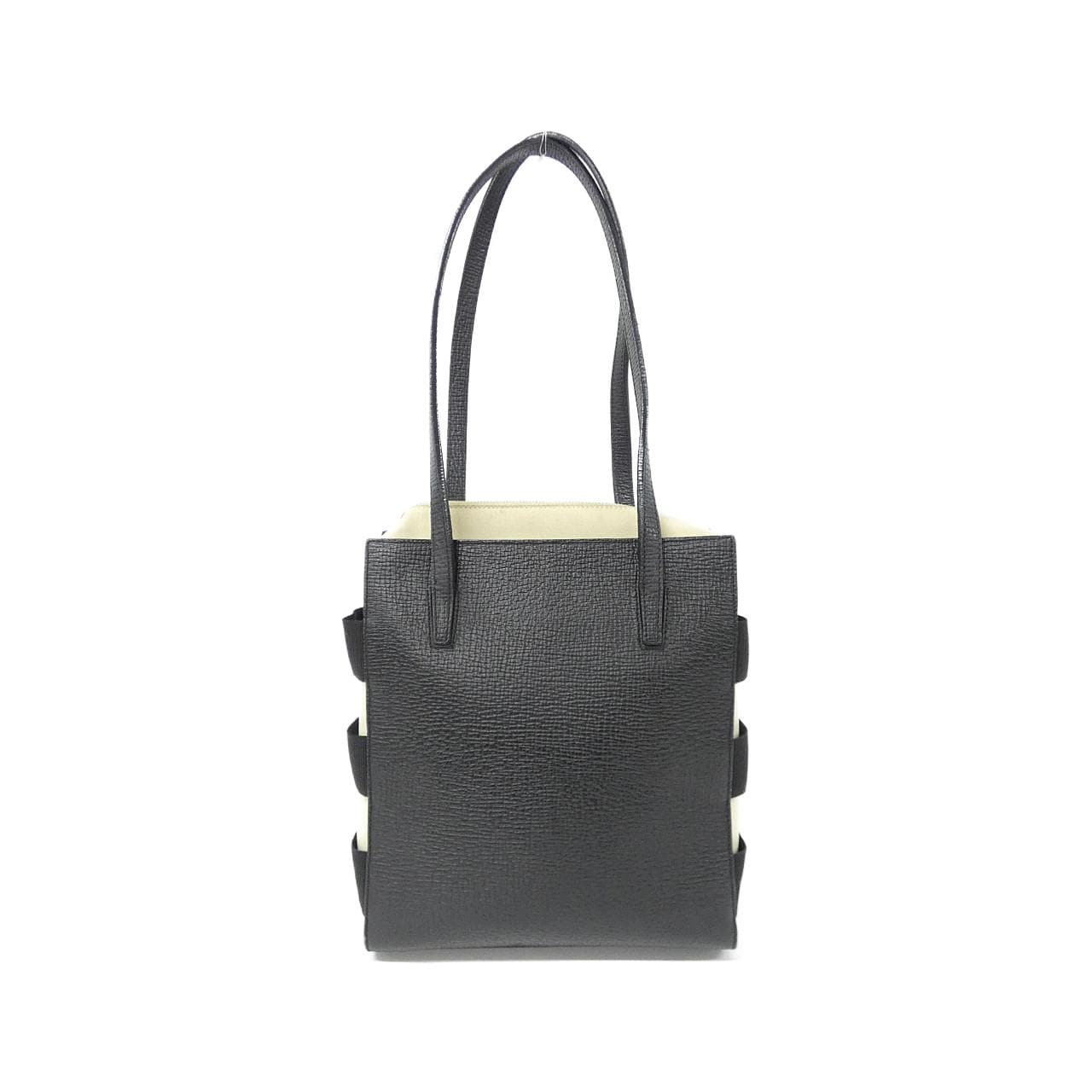 LOEWE Shoulder Bag Nylon 黑色 尼龍 中古品B - 縮圖 2