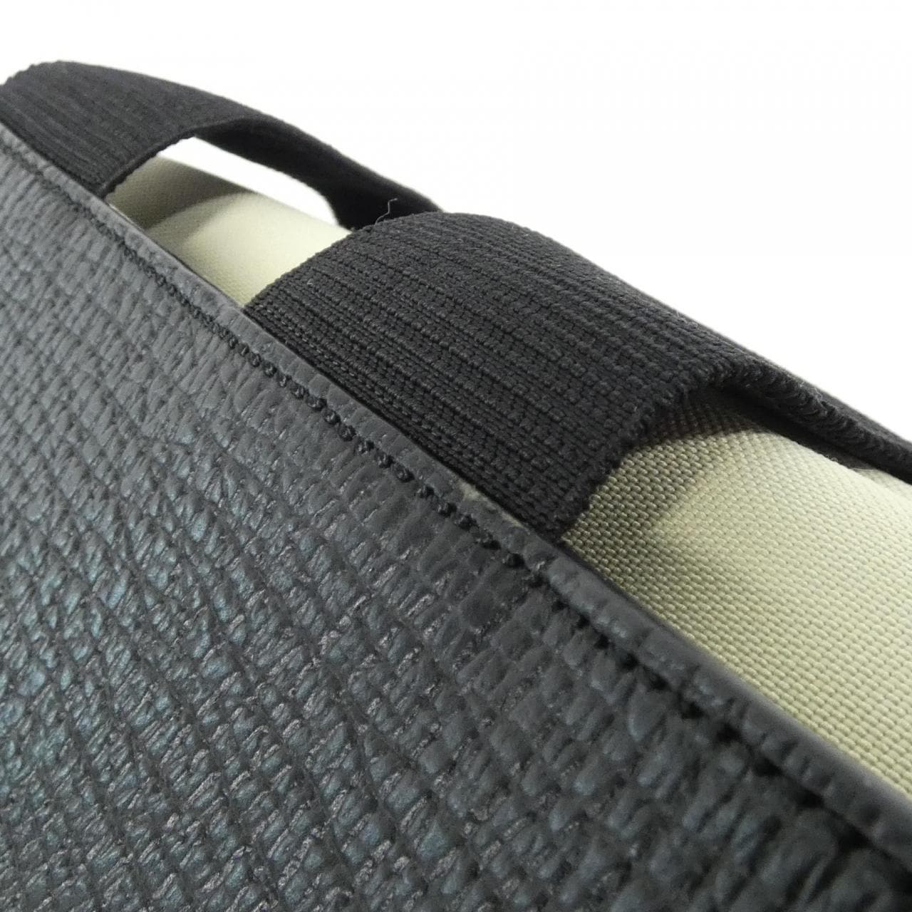 LOEWE Shoulder Bag Nylon 黑色 尼龍 中古品B - 縮圖 6