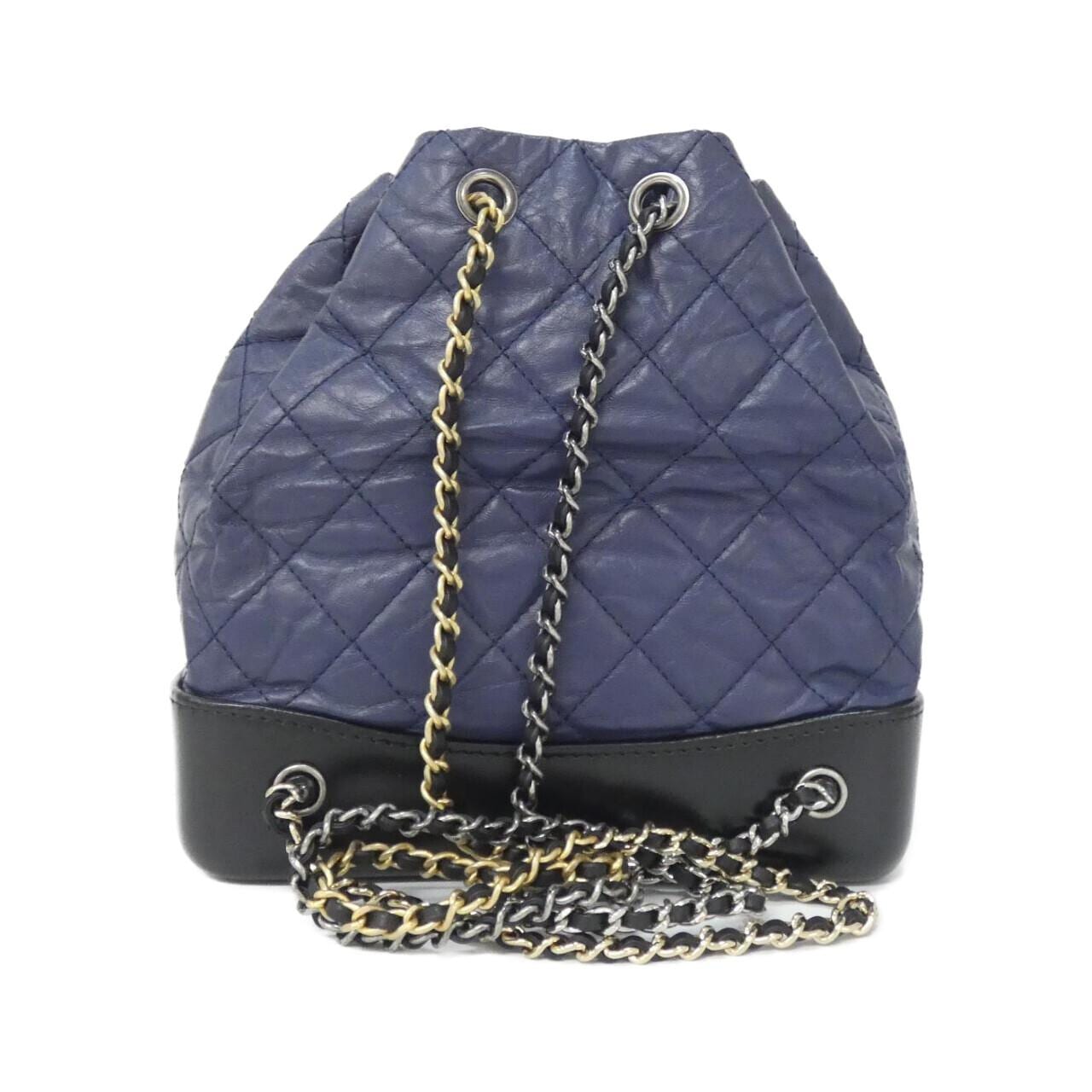 CHANEL Gabrielle 94485 Backpack 黑色 中古品A - 縮圖 2