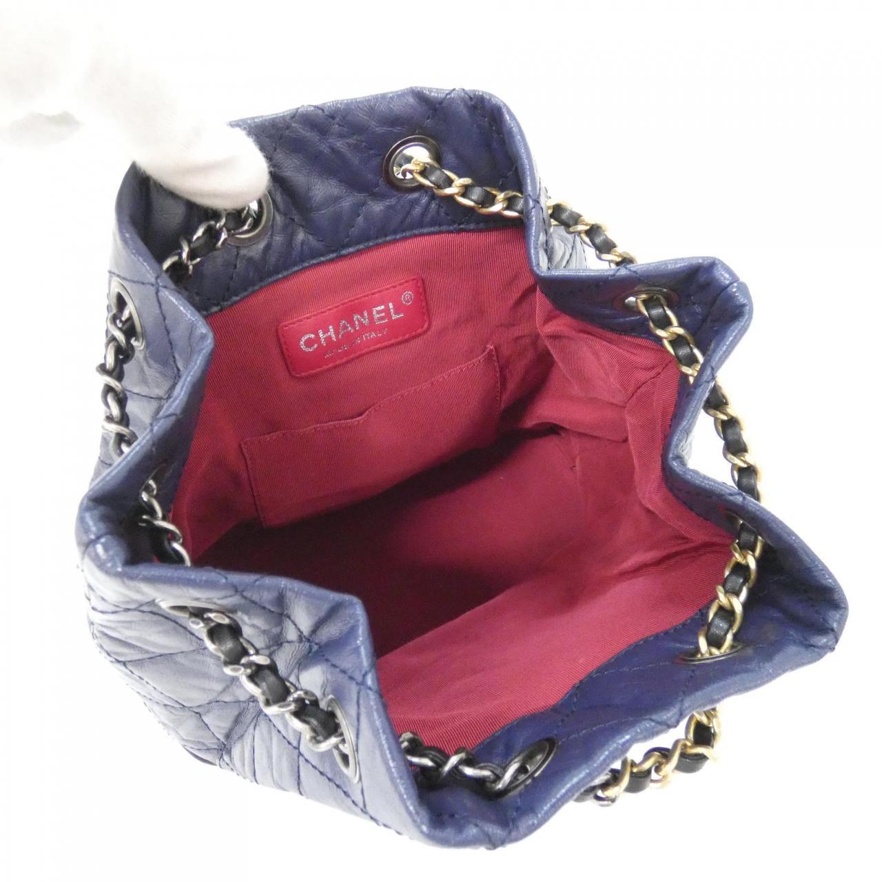 CHANEL Gabrielle 94485 Backpack 黑色 中古品A - 縮圖 6